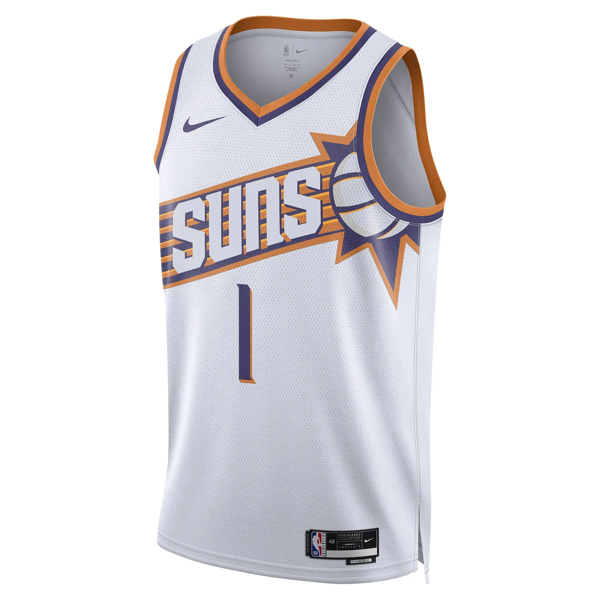 Devin Booker Phoenix Suns  Unisex Swingman Jersey - Association Edition - White