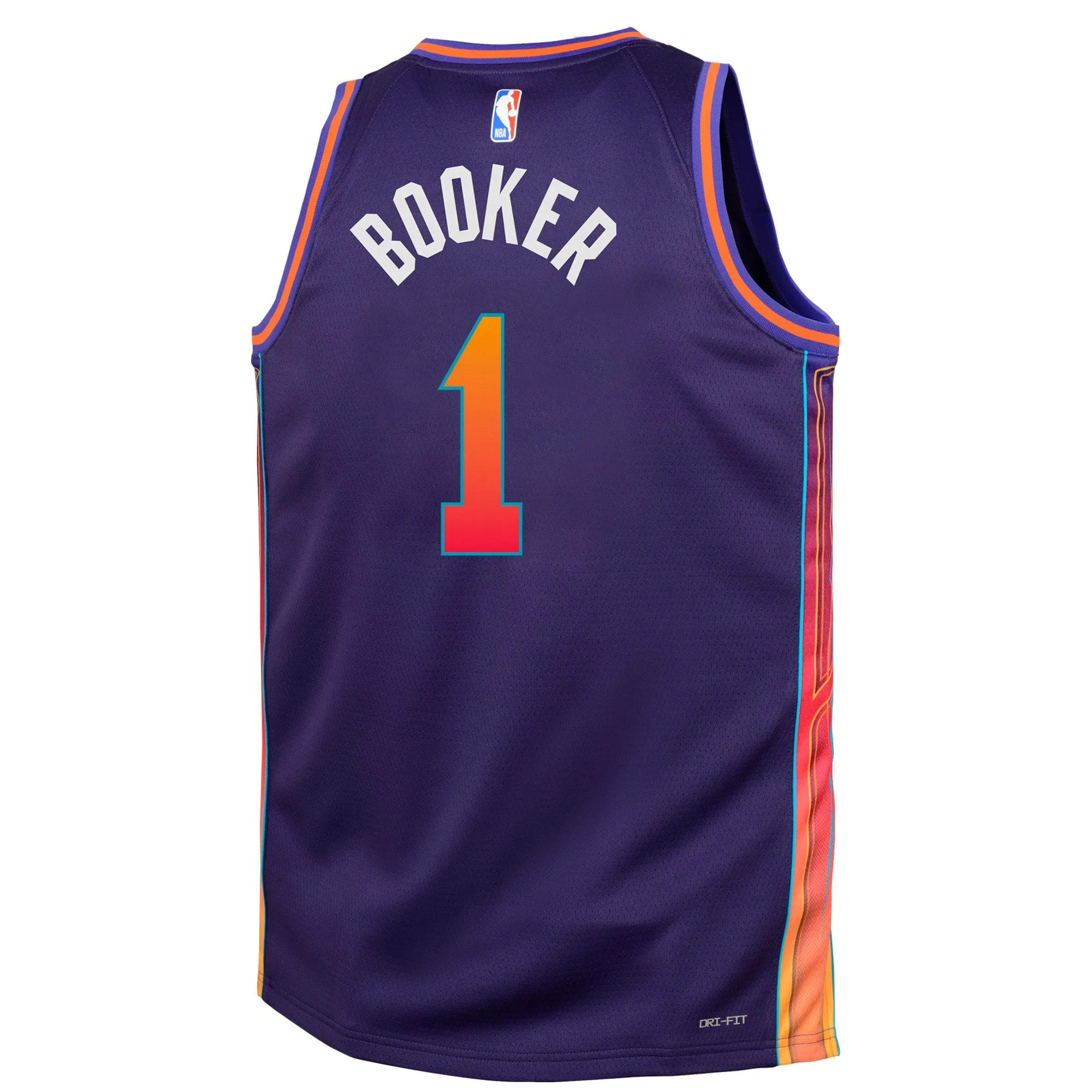 Devin Booker Phoenix Suns  Youth  Swingman Replica Jersey - City Edition - Purple