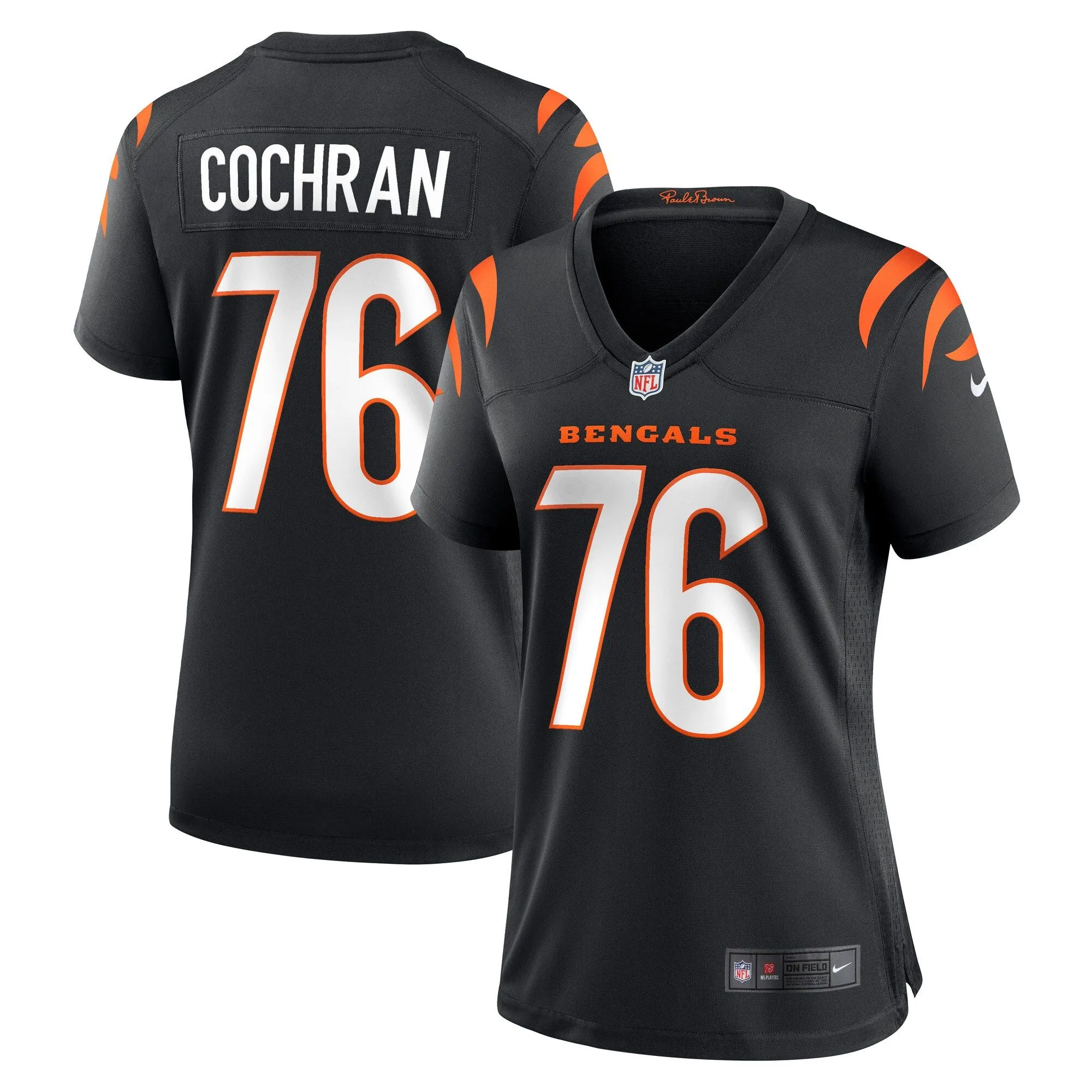 Devin Cochran Cincinnati Bengals  Women's Game Player Jersey - Black