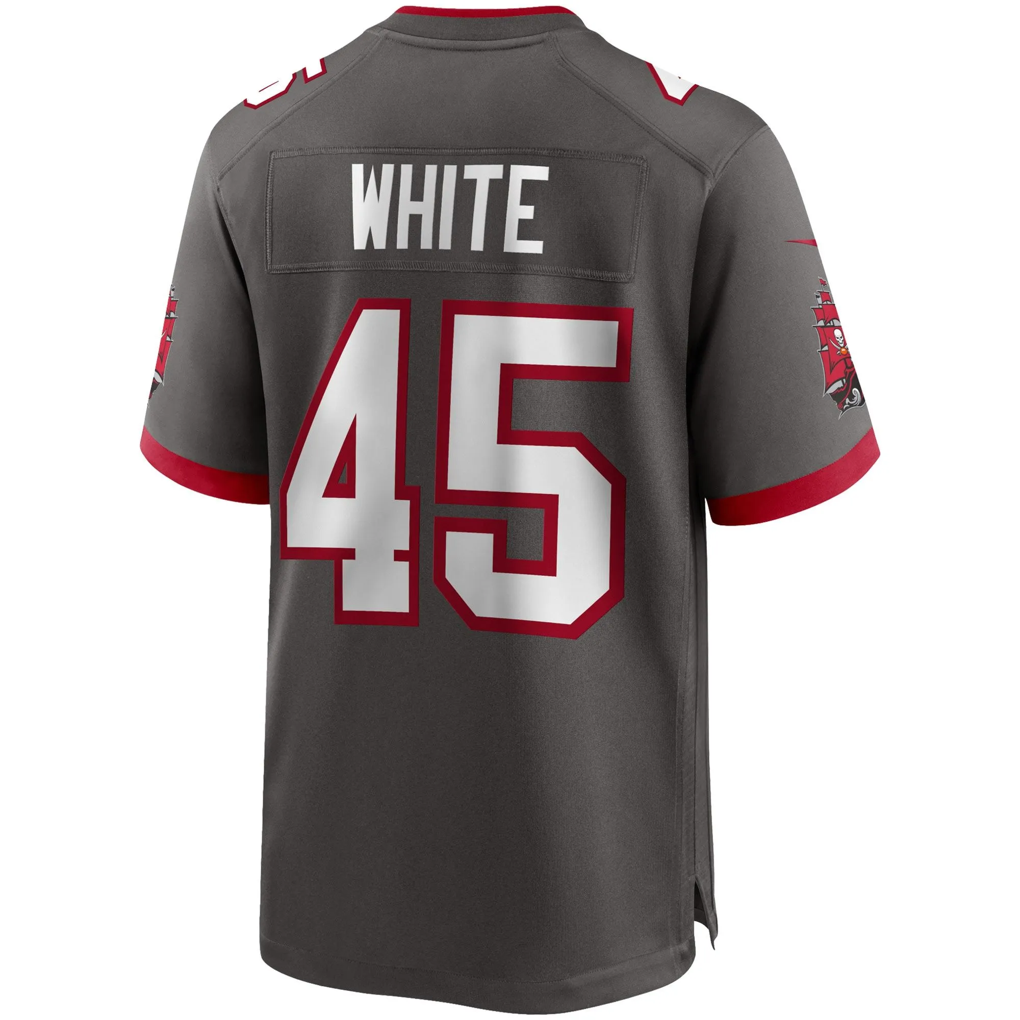 Devin White Tampa Bay Buccaneers  Game Jersey - Pewter