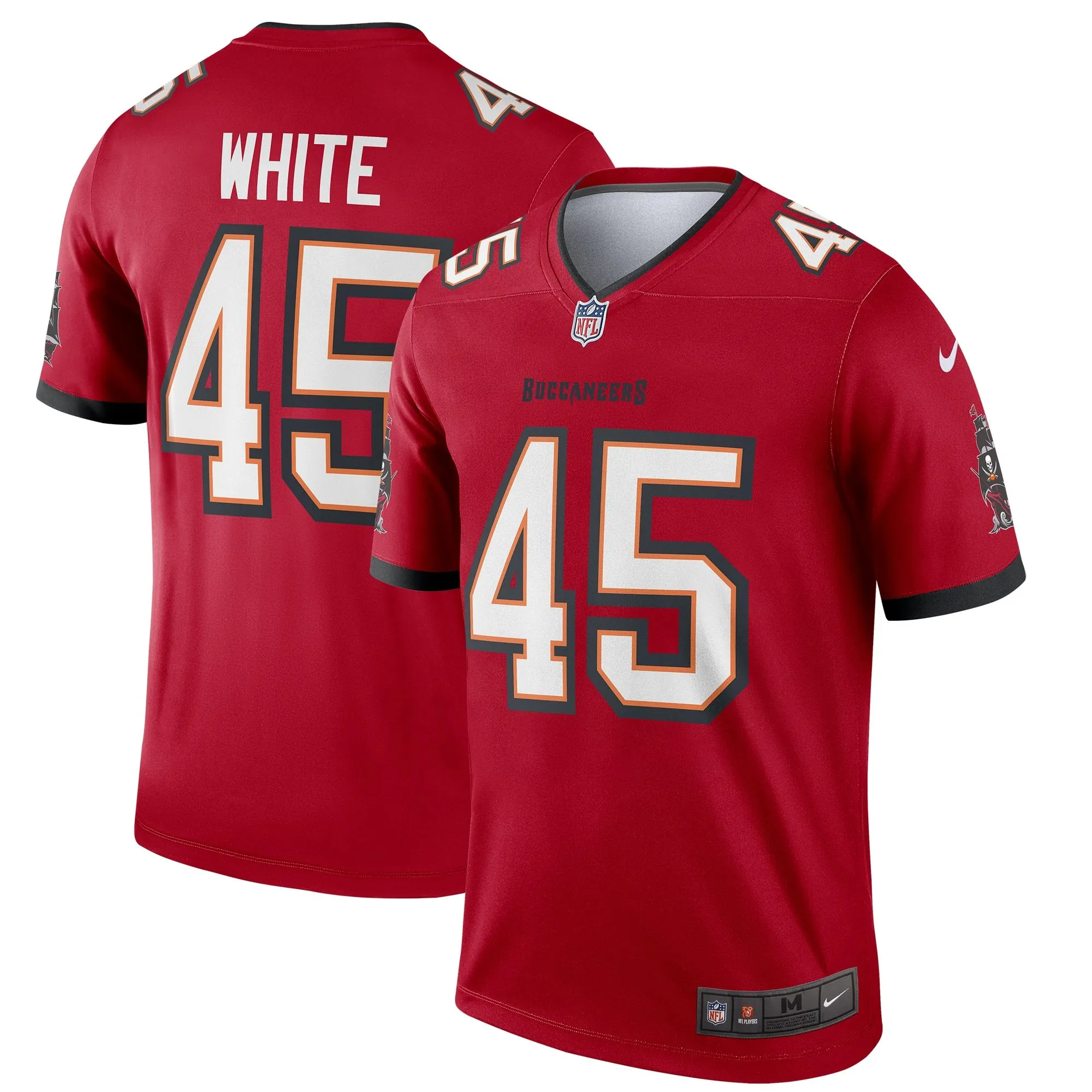 Devin White Tampa Bay Buccaneers  Legend Jersey - Red