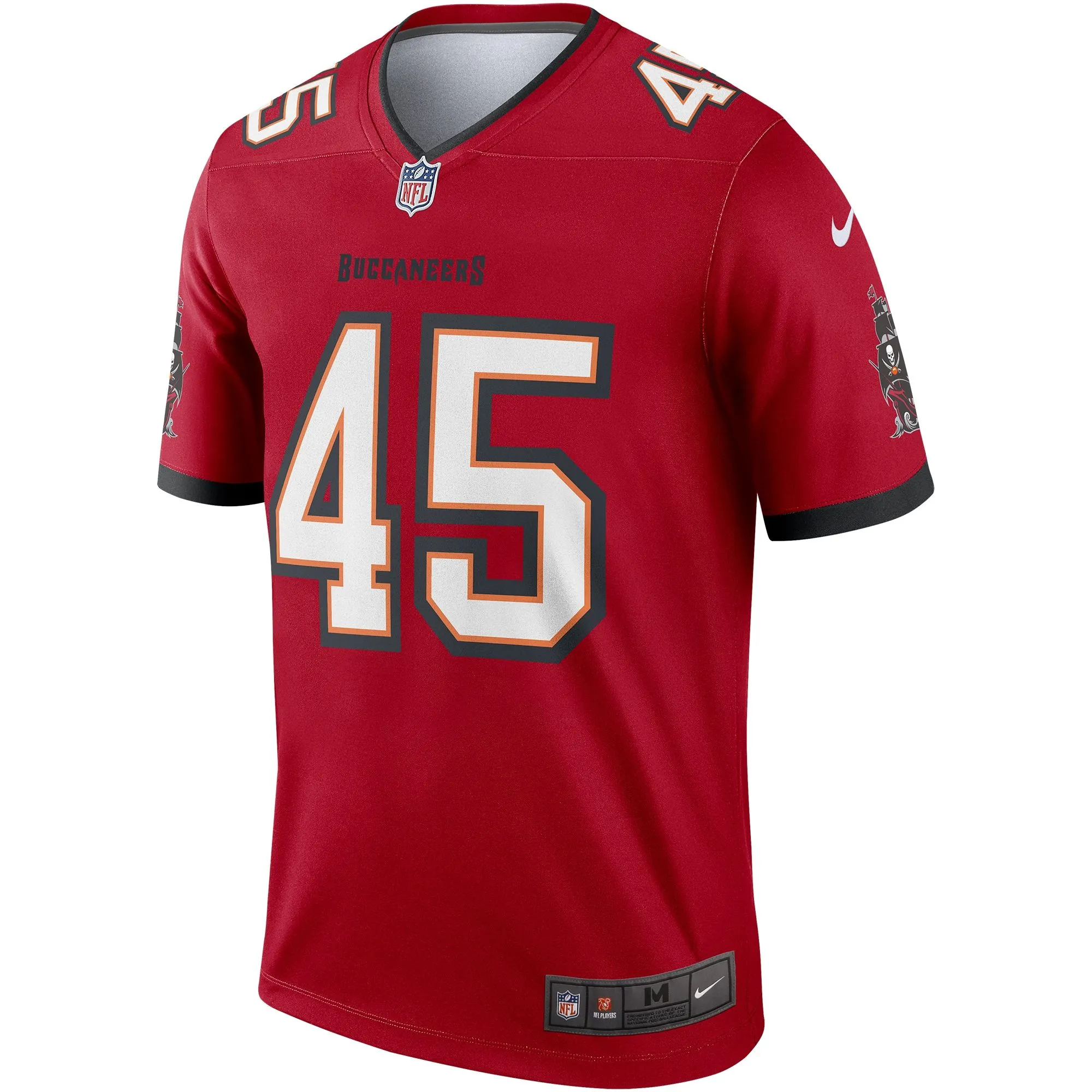 Devin White Tampa Bay Buccaneers  Legend Jersey - Red