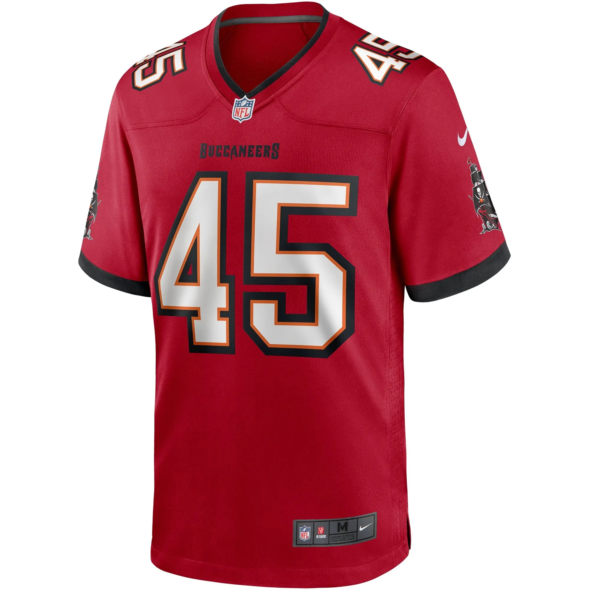 Devin White Tampa Bay Buccaneers  Player Game Jersey - Red