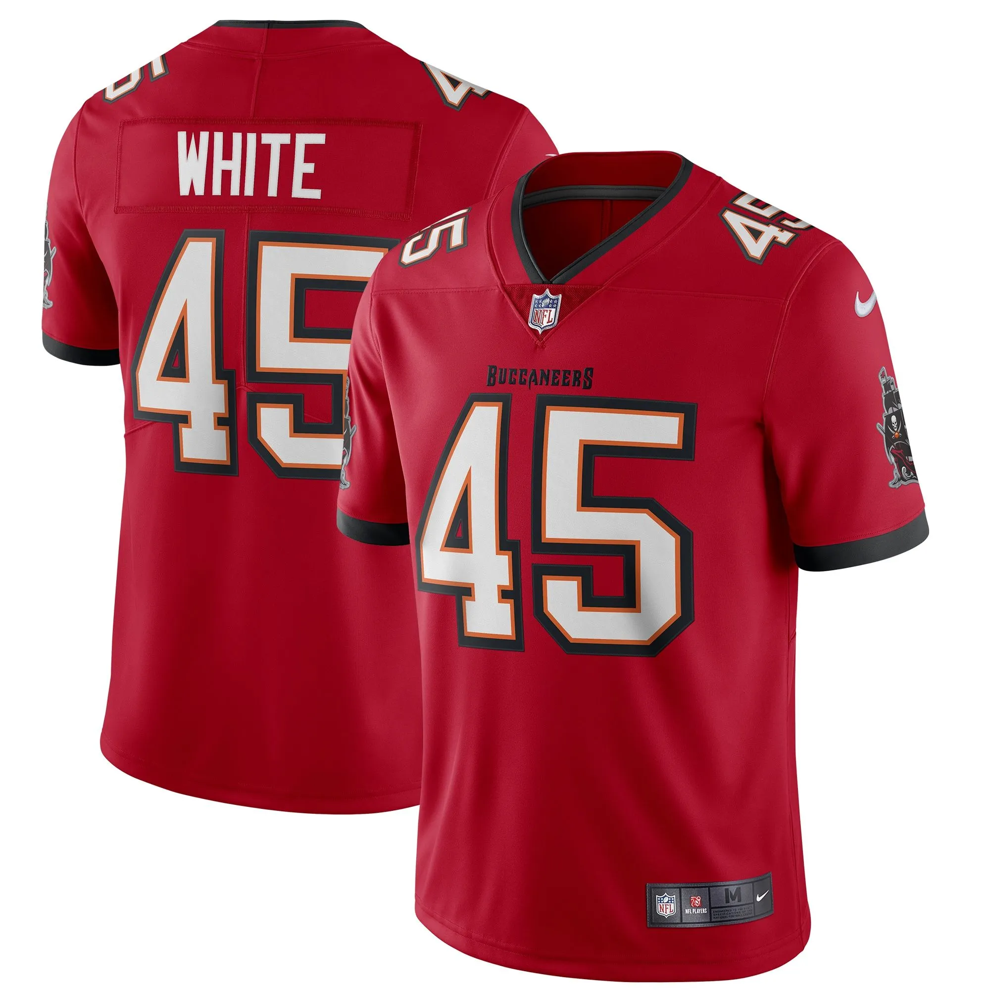 Devin White Tampa Bay Buccaneers  Vapor Limited Jersey - Red