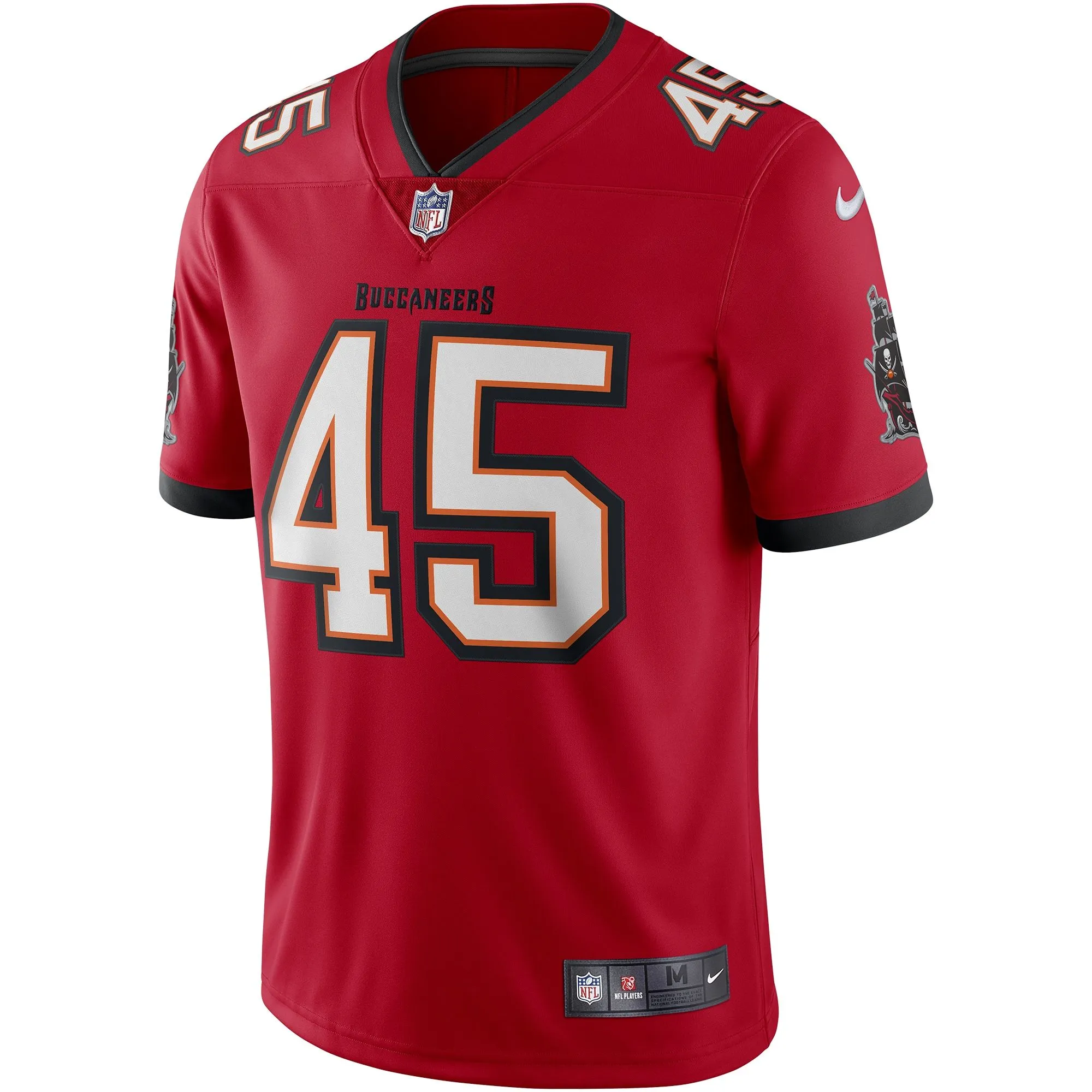 Devin White Tampa Bay Buccaneers  Vapor Limited Jersey - Red