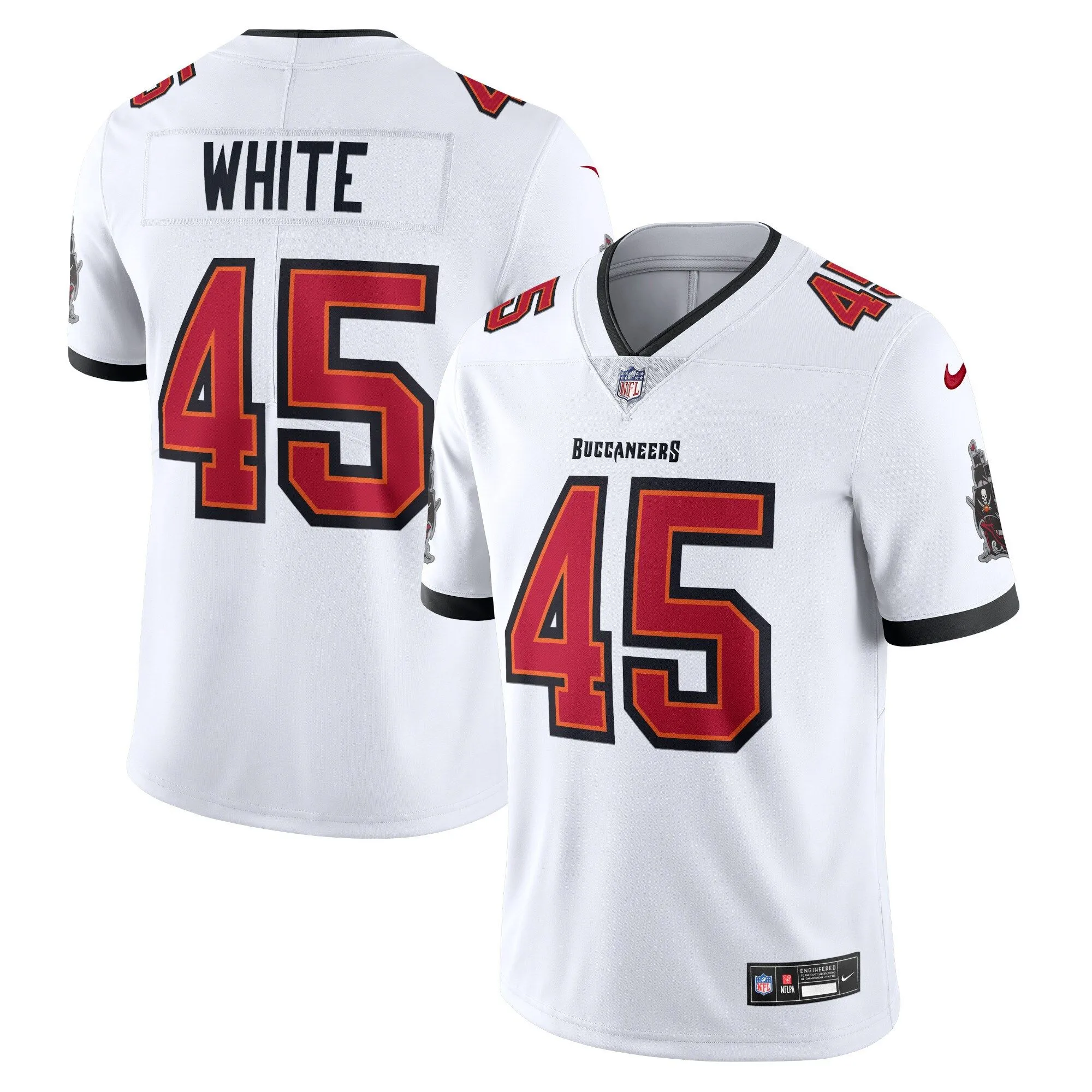 Devin White Tampa Bay Buccaneers   Vapor Untouchable Limited Jersey - White