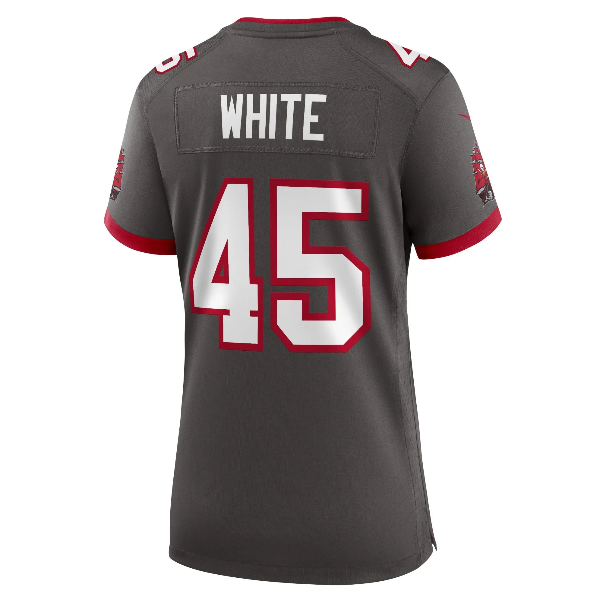 Devin White Tampa Bay Buccaneers  Women's Game Jersey - Pewter