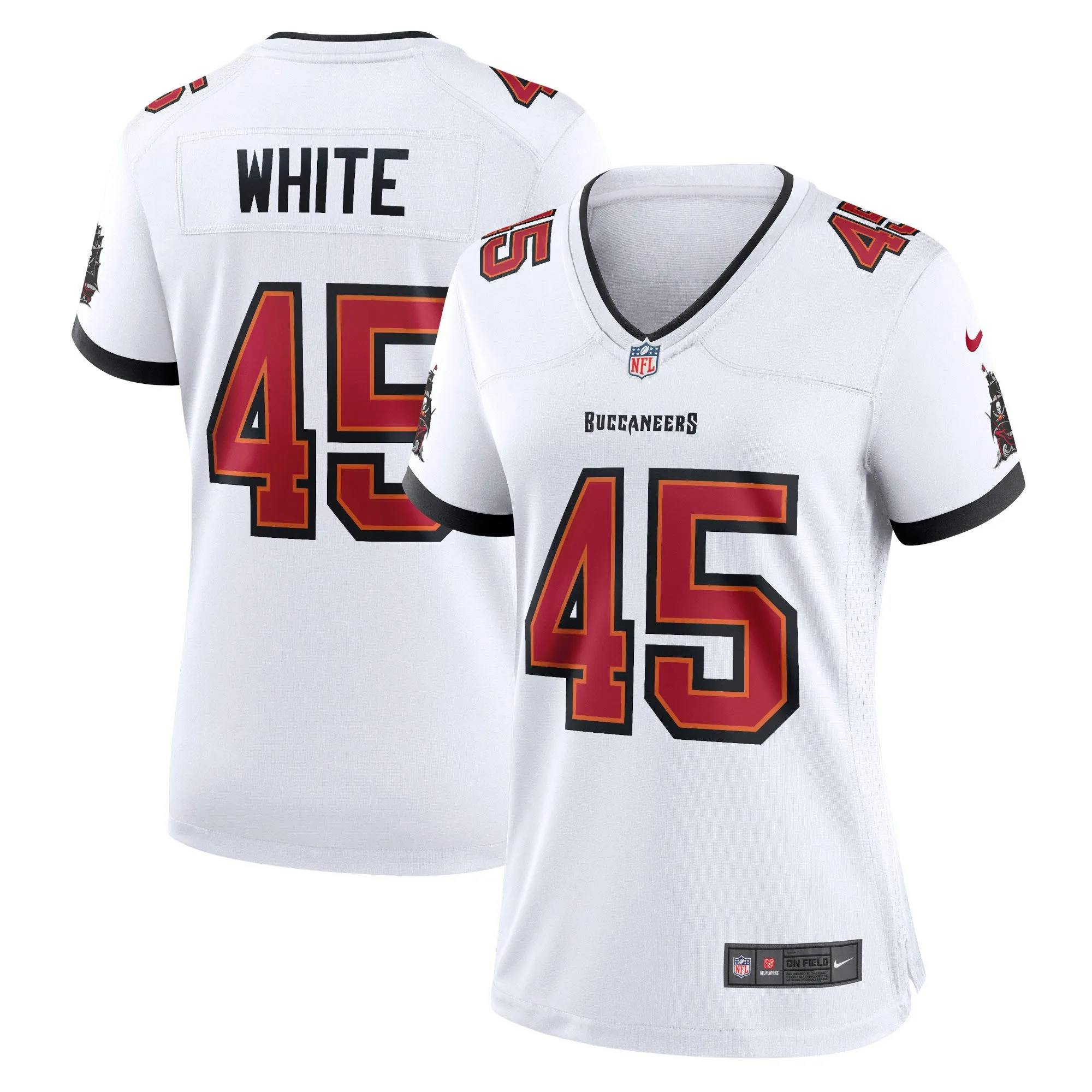 Devin White Tampa Bay Buccaneers  Women's Game Jersey - White