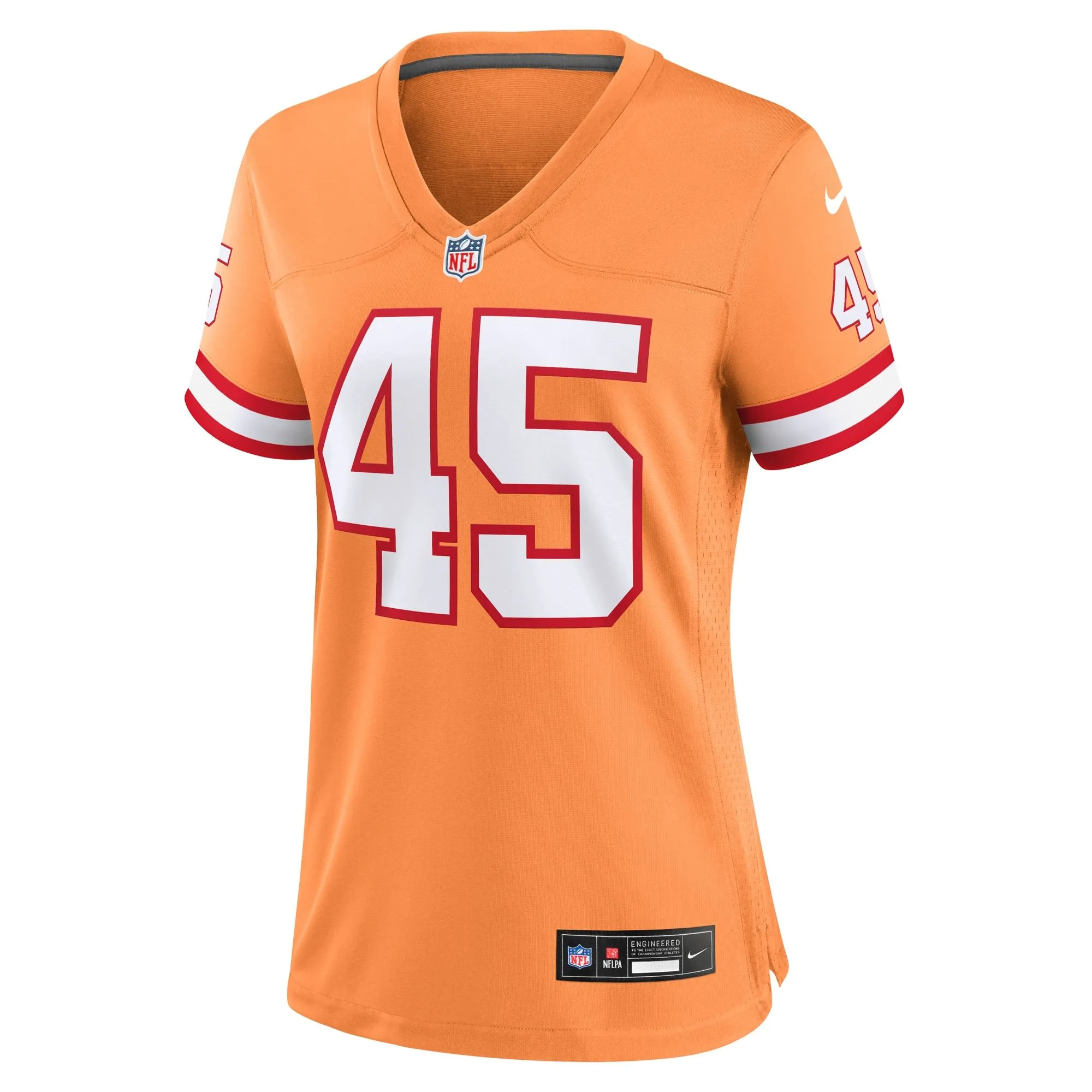 Devin White Tampa Bay Buccaneers  Women's Player Jersey - Orange