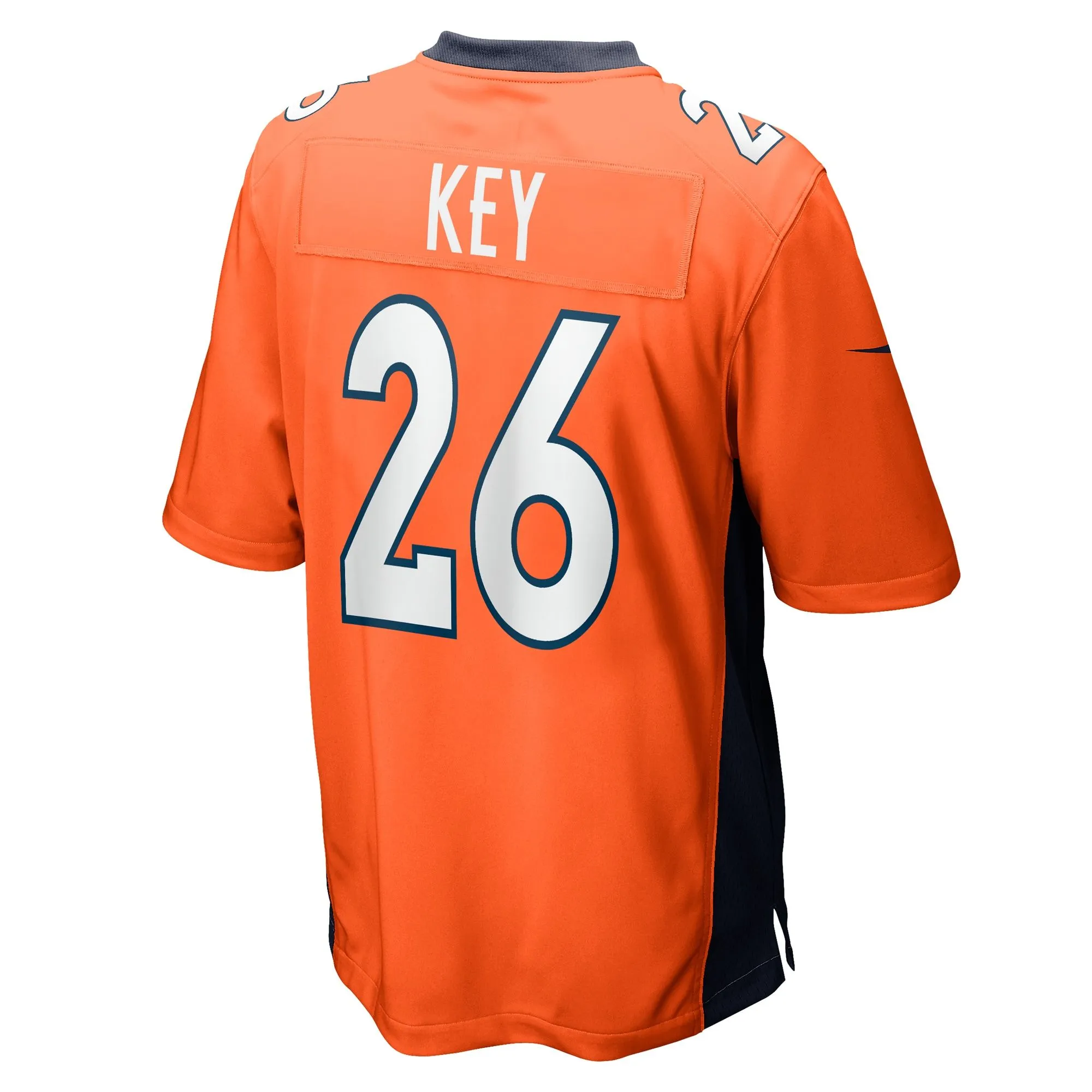 Devon Key Denver Broncos  Team Game Jersey -  Orange