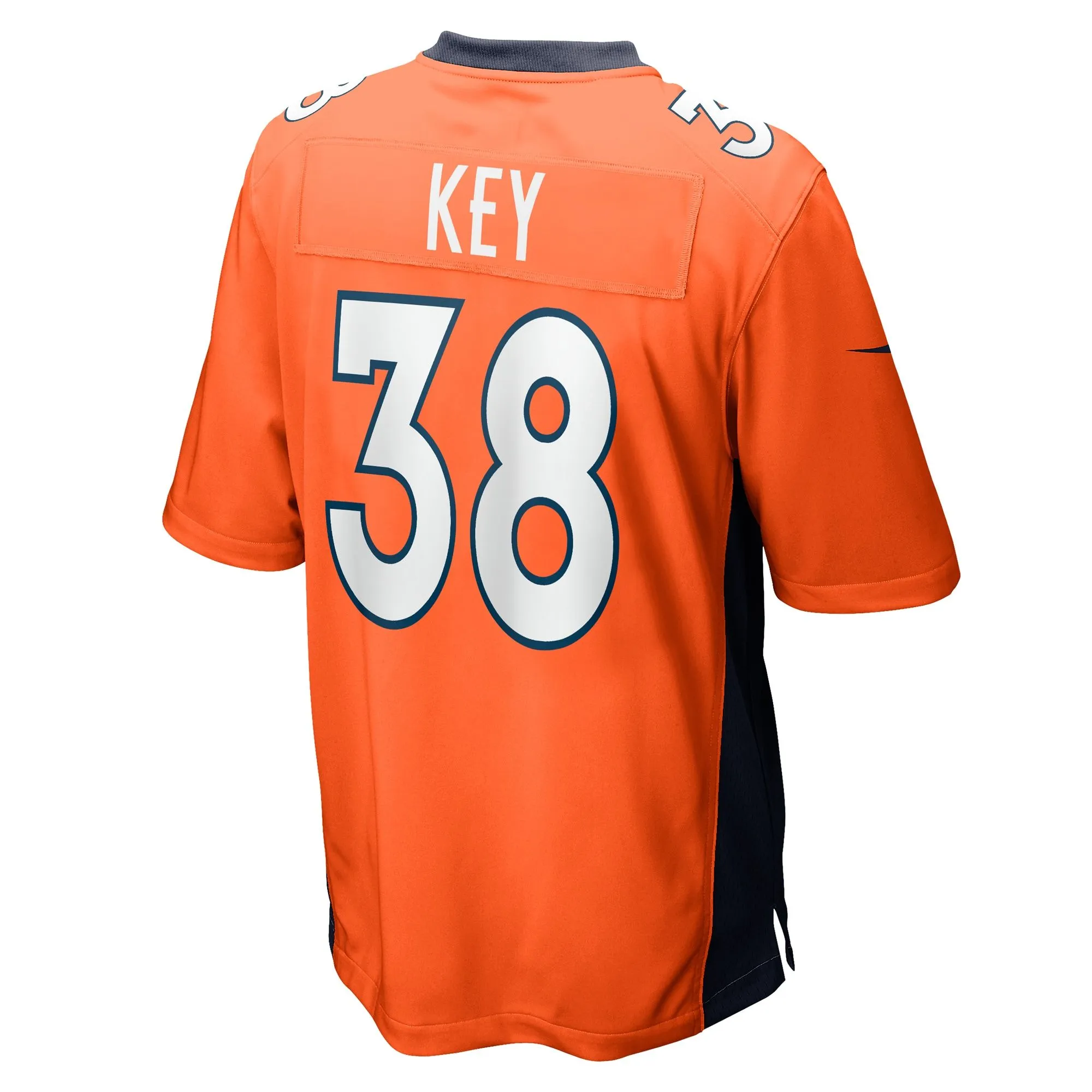 Devon Key Denver Broncos  Team Game Jersey -  Orange