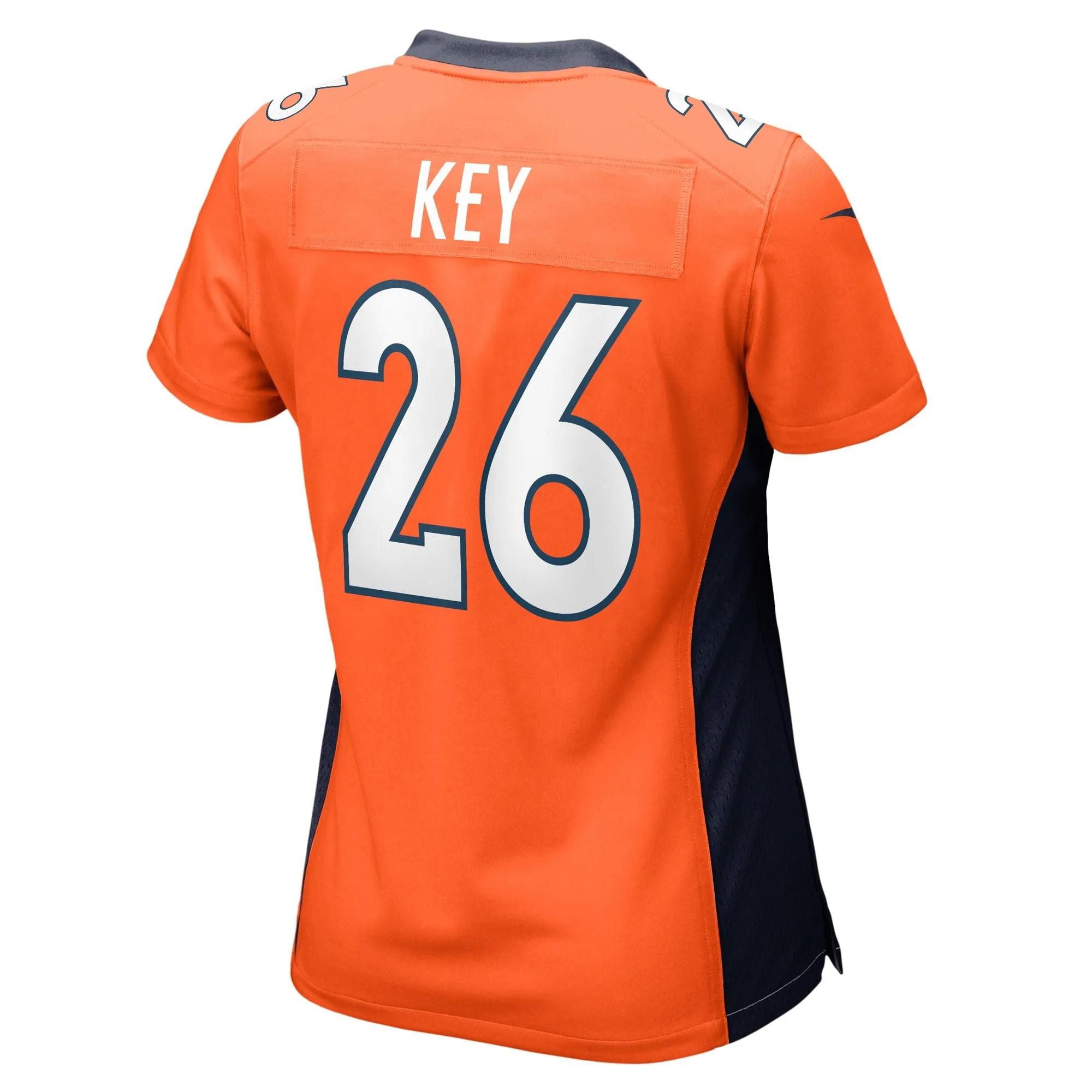 Devon Key Denver Broncos  Women's Team Game Jersey -  Orange