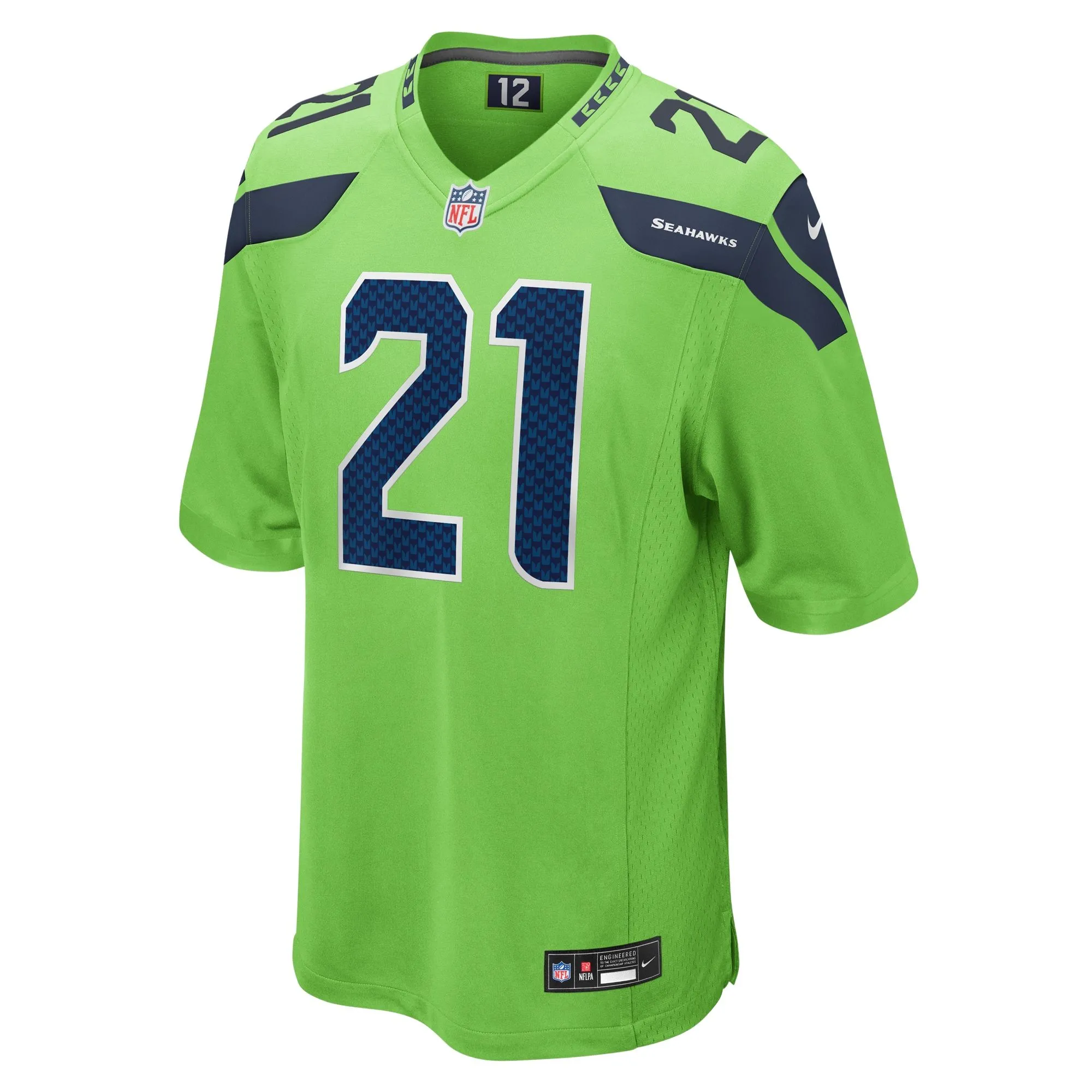 Devon Witherspoon Seattle Seahawks   Game Jersey - Neon Green