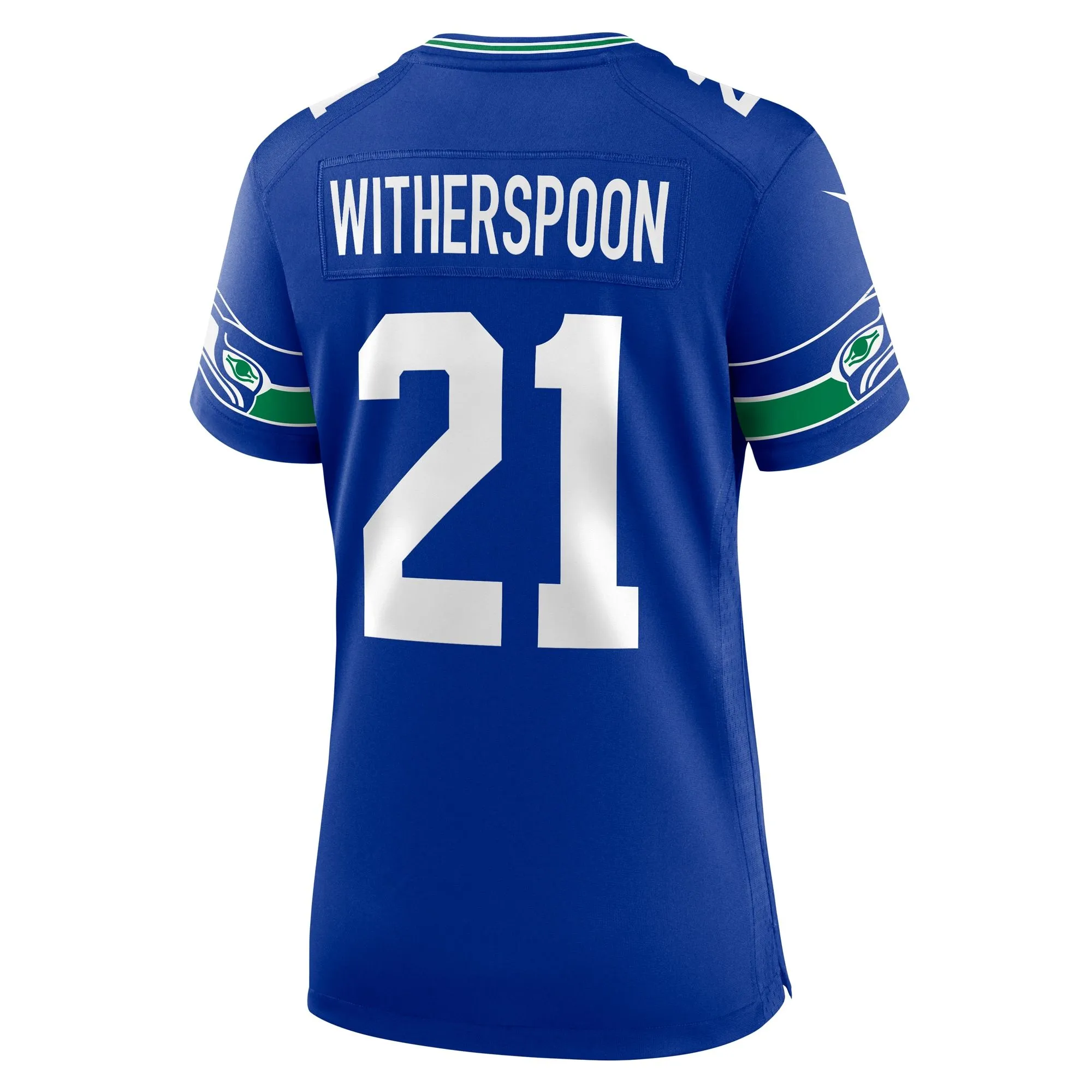 Devon Witherspoon Seattle Seahawks  Women's Throwback Player Game Jersey - Royal