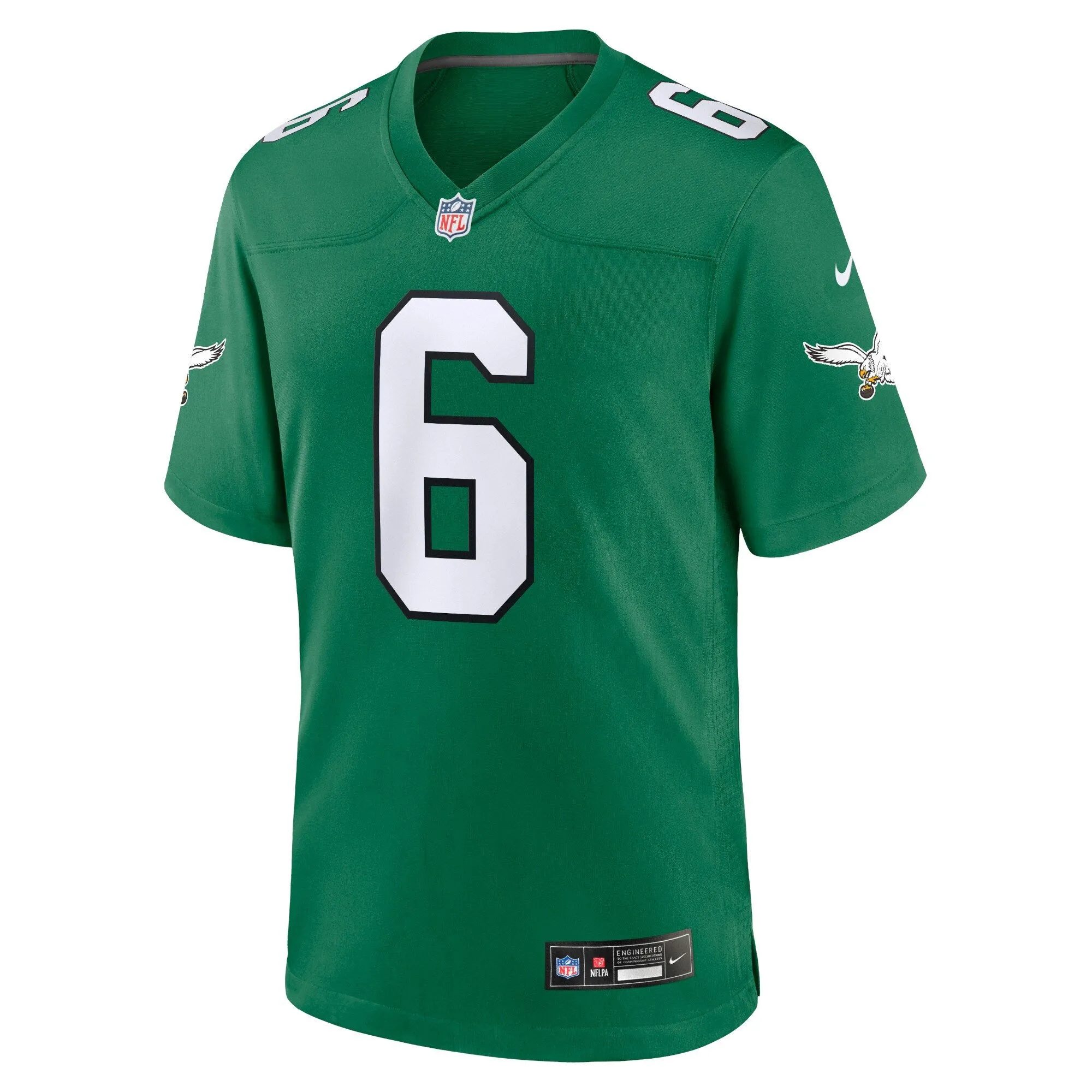 DeVonta Smith Philadelphia Eagles  Alternate Game Player Jersey - Kelly Green