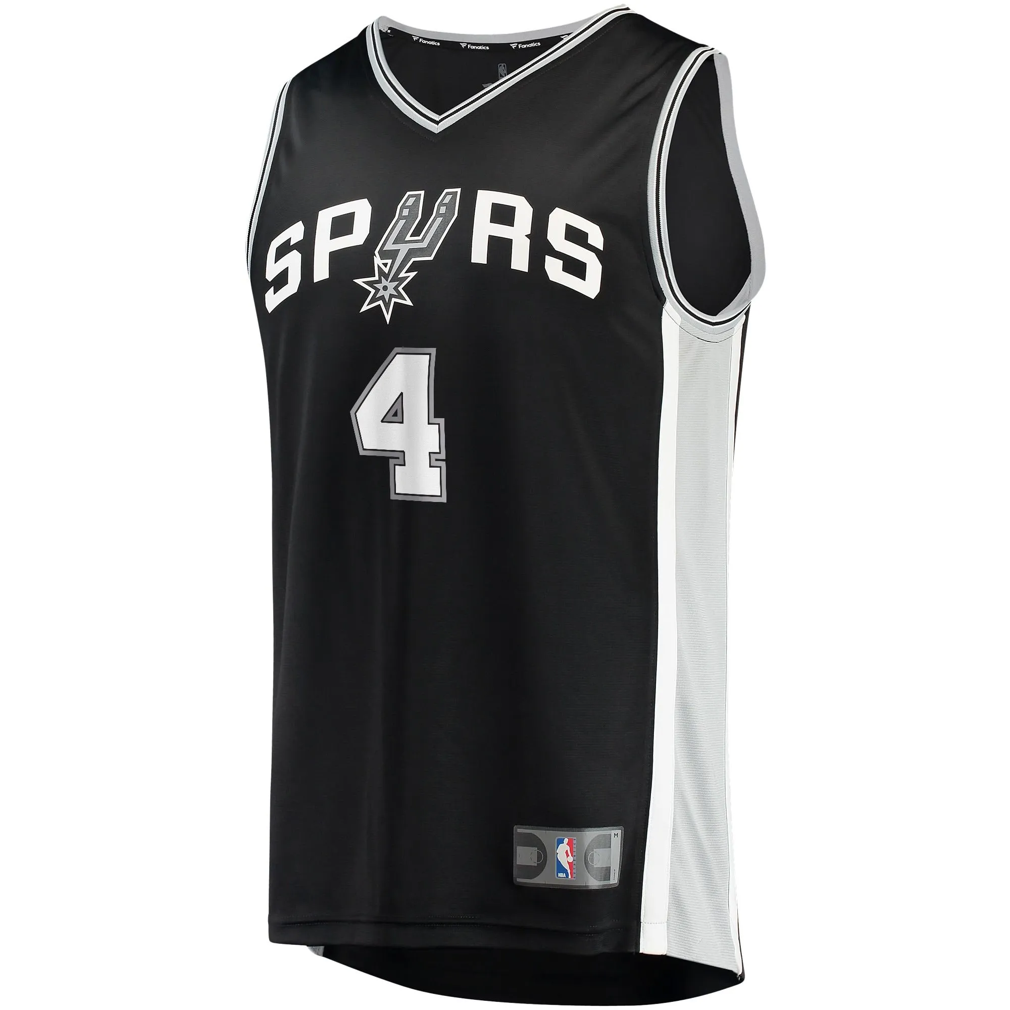 Devonte' Graham San Antonio Spurs Fanatics Branded Fast Break Player Jersey - Icon Edition - Black