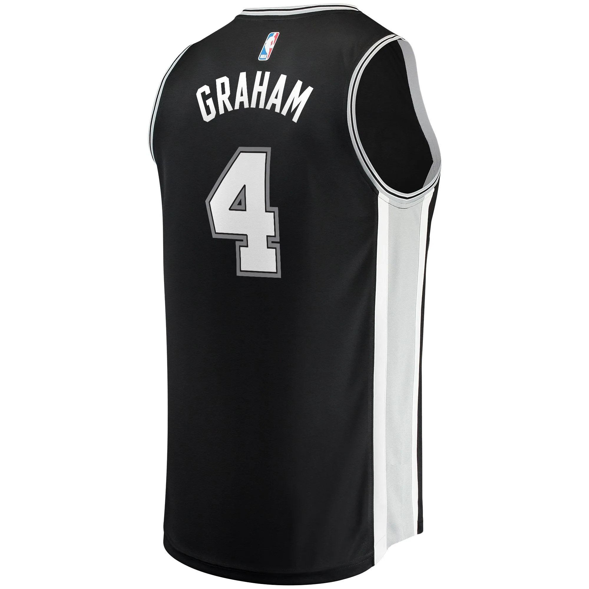 Devonte' Graham San Antonio Spurs Fanatics Branded Youth Fast Break Player Jersey - Icon Edition - Black