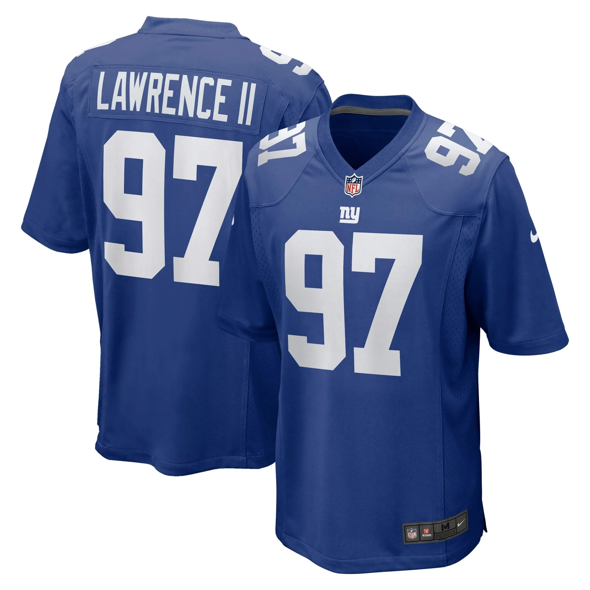 Dexter Lawrence II New York Giants  Team Game Player Jersey - Royal