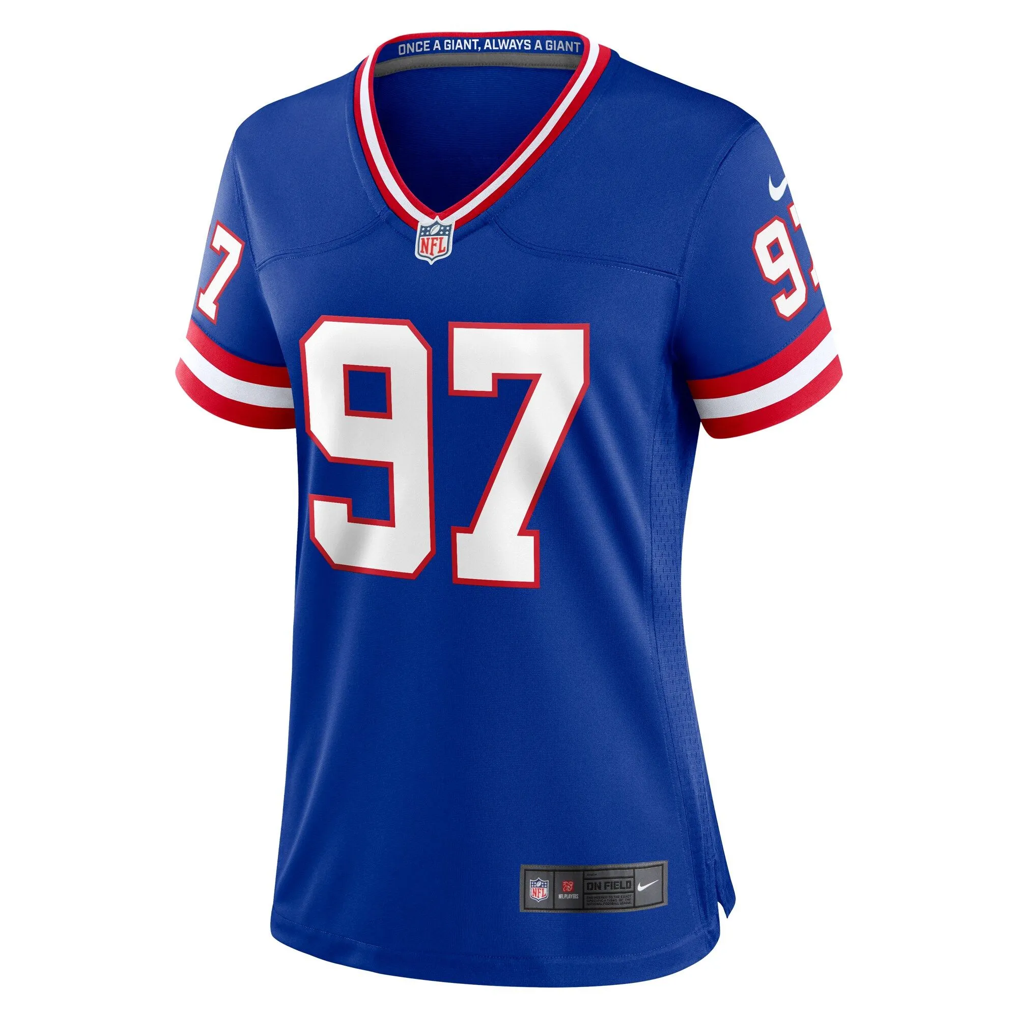 Dexter Lawrence II New York Giants  Women's Classic Game Player Jersey - Royal