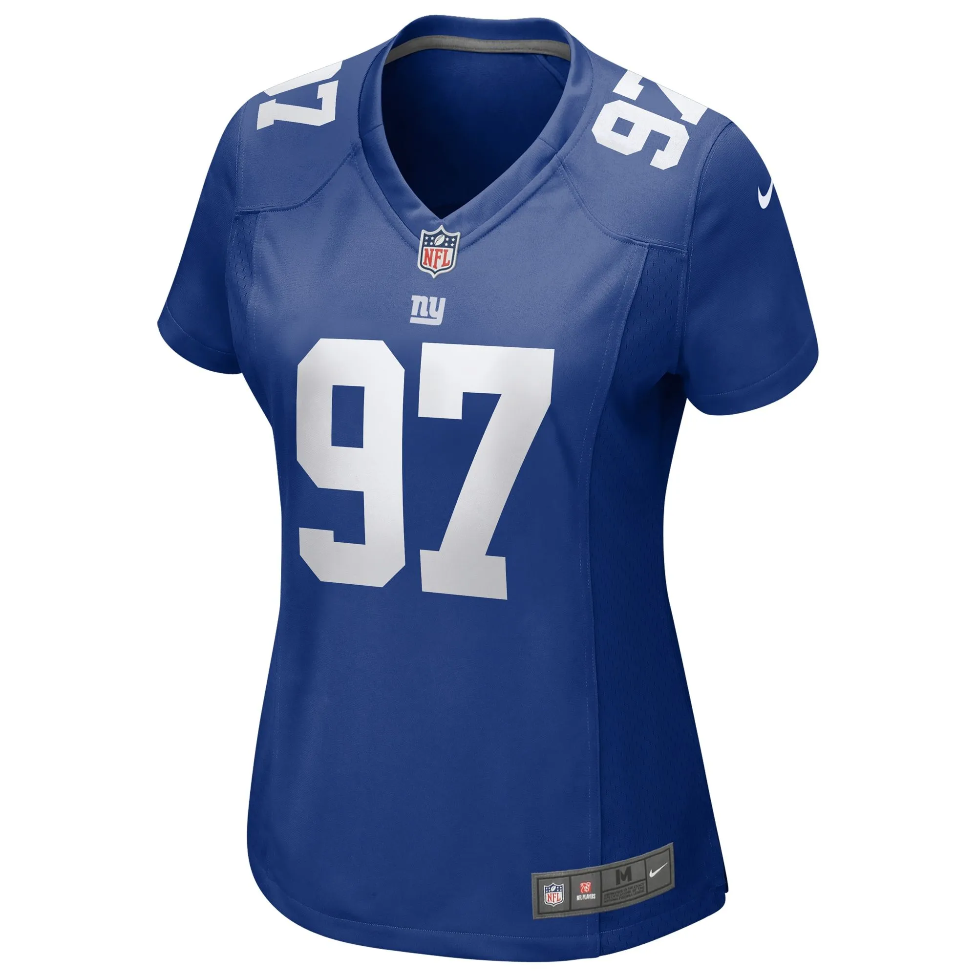 Dexter Lawrence II New York Giants  Women's Team Game Player Jersey - Royal