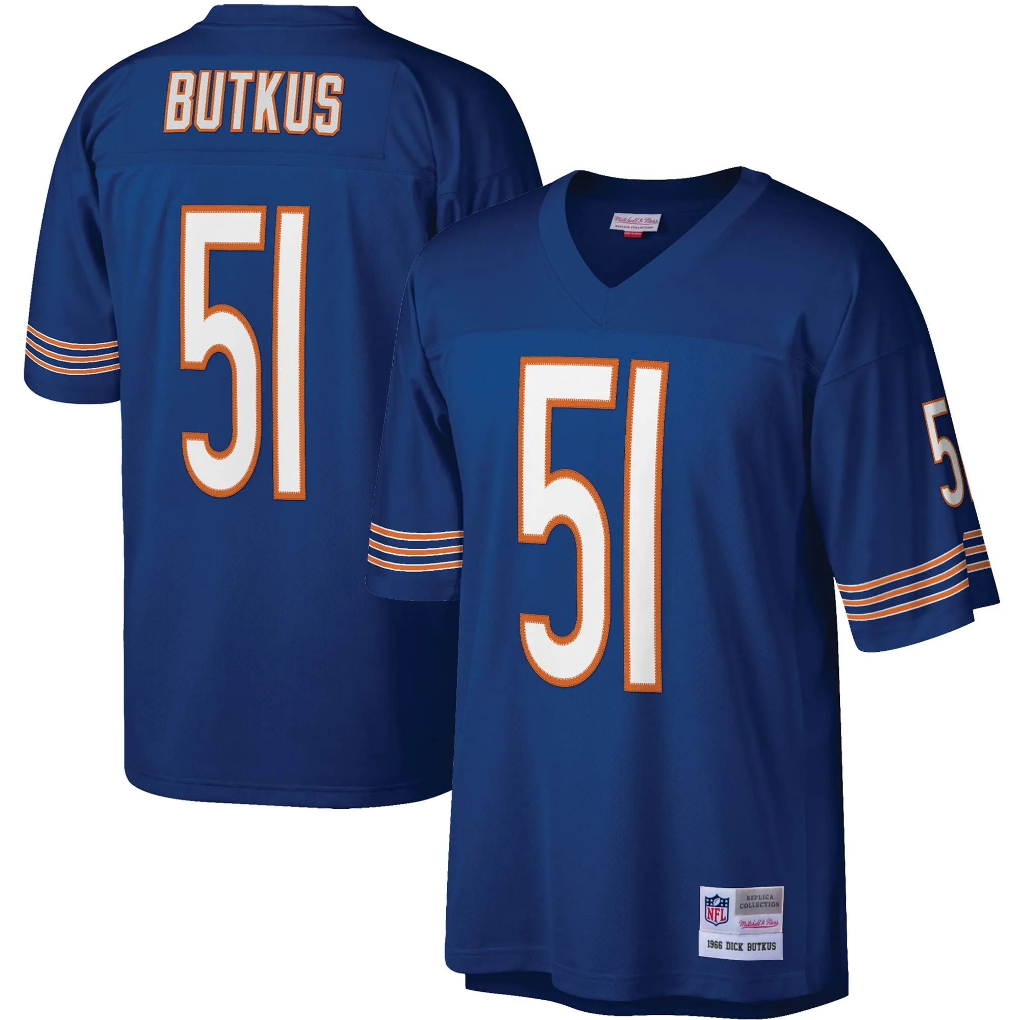 Dick Butkus Chicago Bears Mitchell & Ness Legacy Replica Jersey - Navy