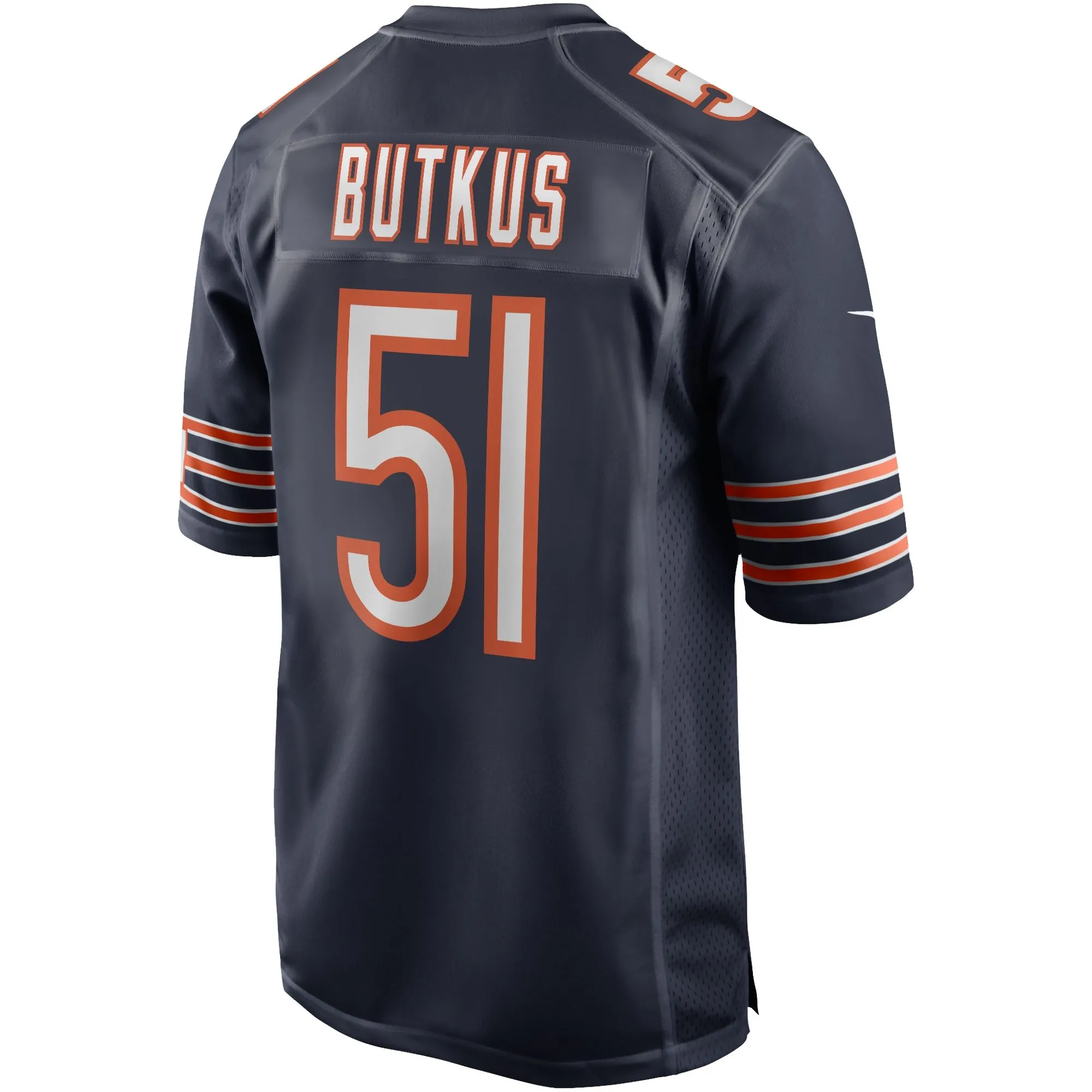 Dick Butkus Chicago Bears  Game Retired Player Jersey - Navy