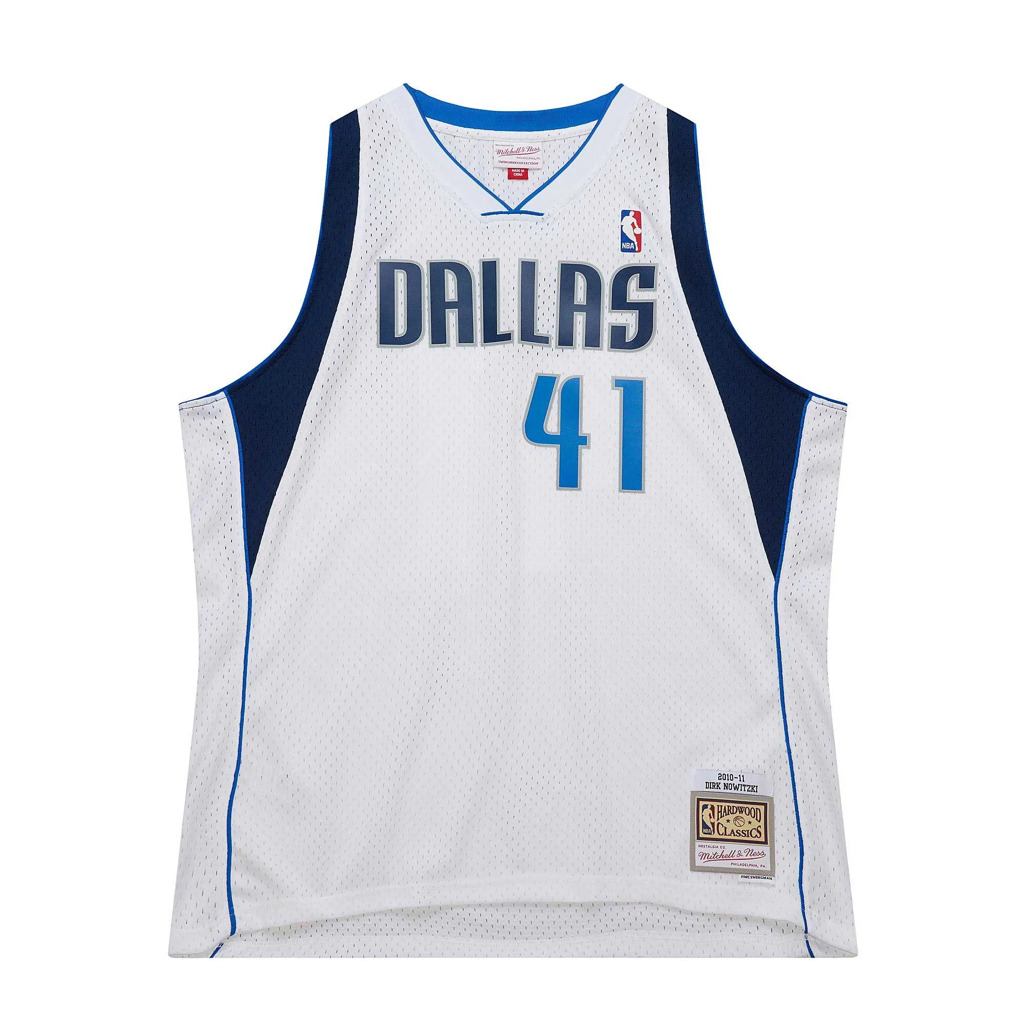 Dirk Nowitzki Dallas Mavericks Mitchell & Ness 2010/11 Hardwood Classics Swingman Jersey - White