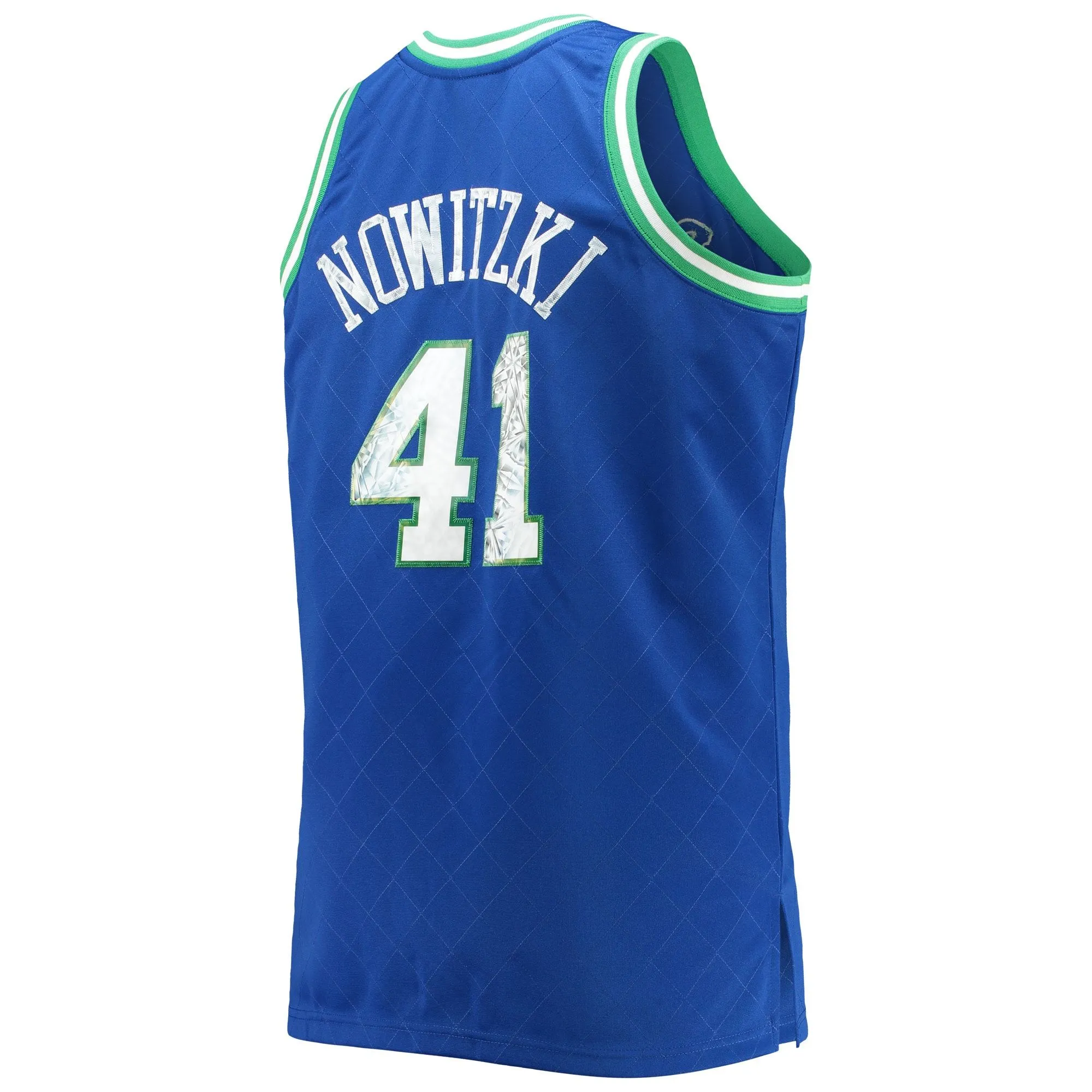 Dirk Nowitzki Dallas Mavericks Mitchell & Ness Big & Tall 1998/99 NBA 75th Anniversary Diamond Swingman Jersey - Blue