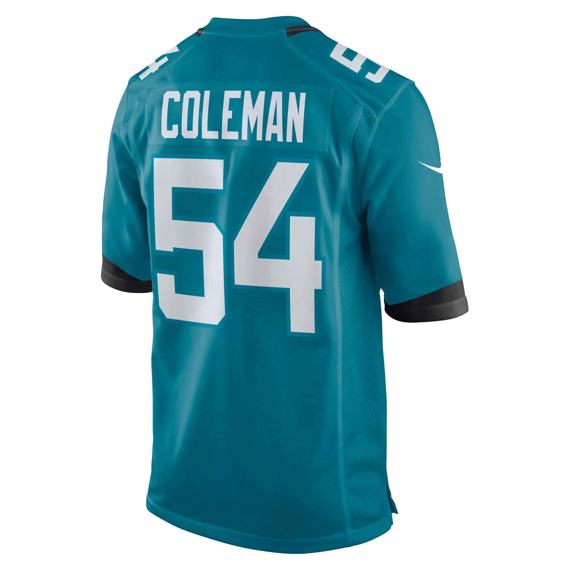 DJ Coleman Jacksonville Jaguars   Game Jersey -  Teal