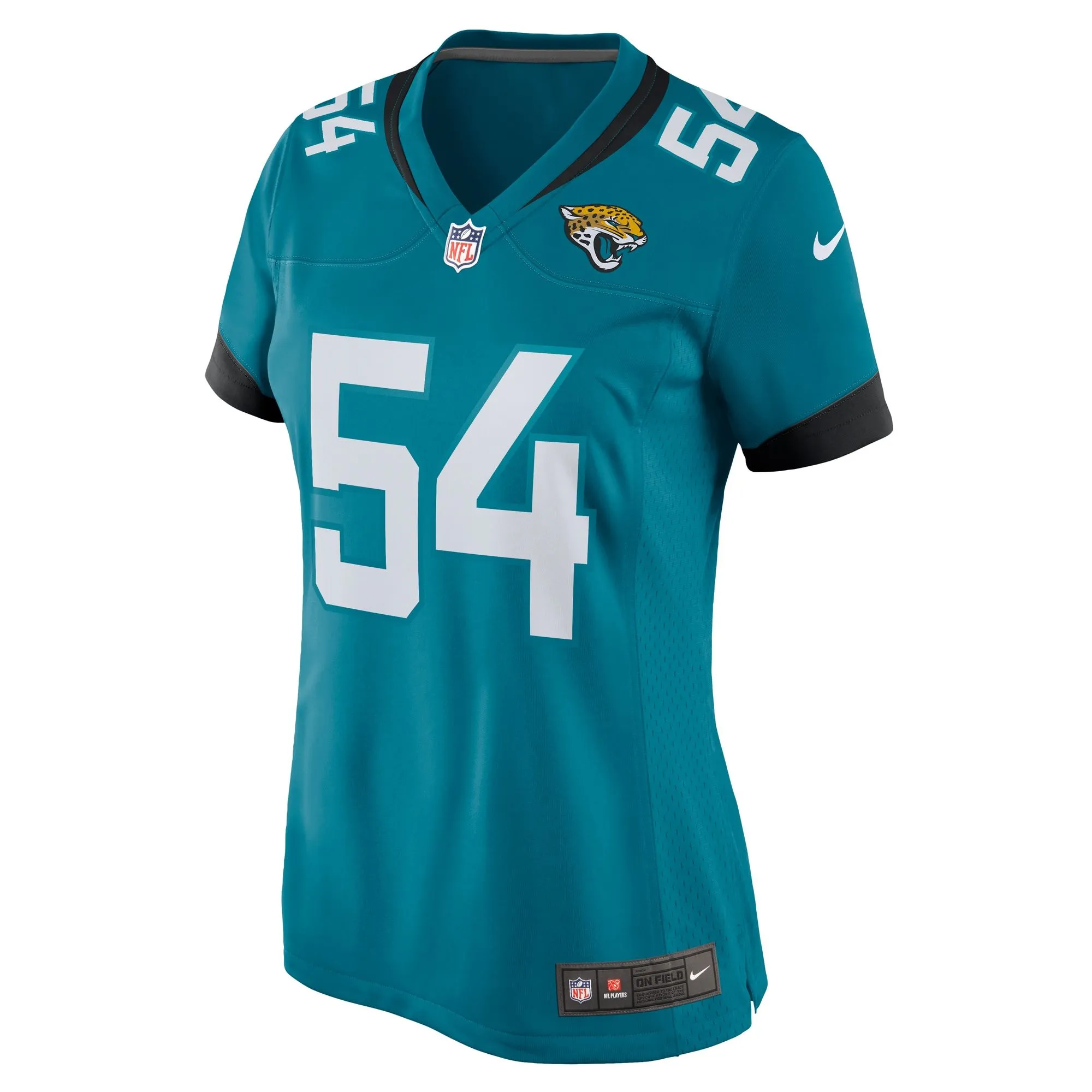 DJ Coleman Jacksonville Jaguars  Women's  Game Jersey -  Teal