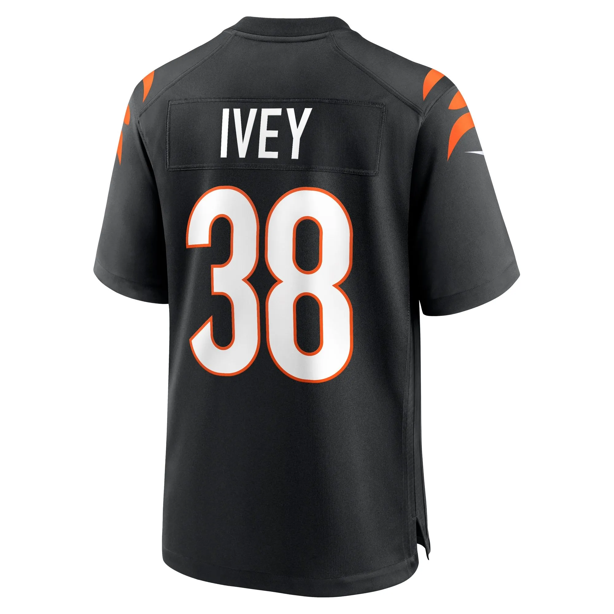 DJ Ivey Cincinnati Bengals  Team Game Jersey -  Black