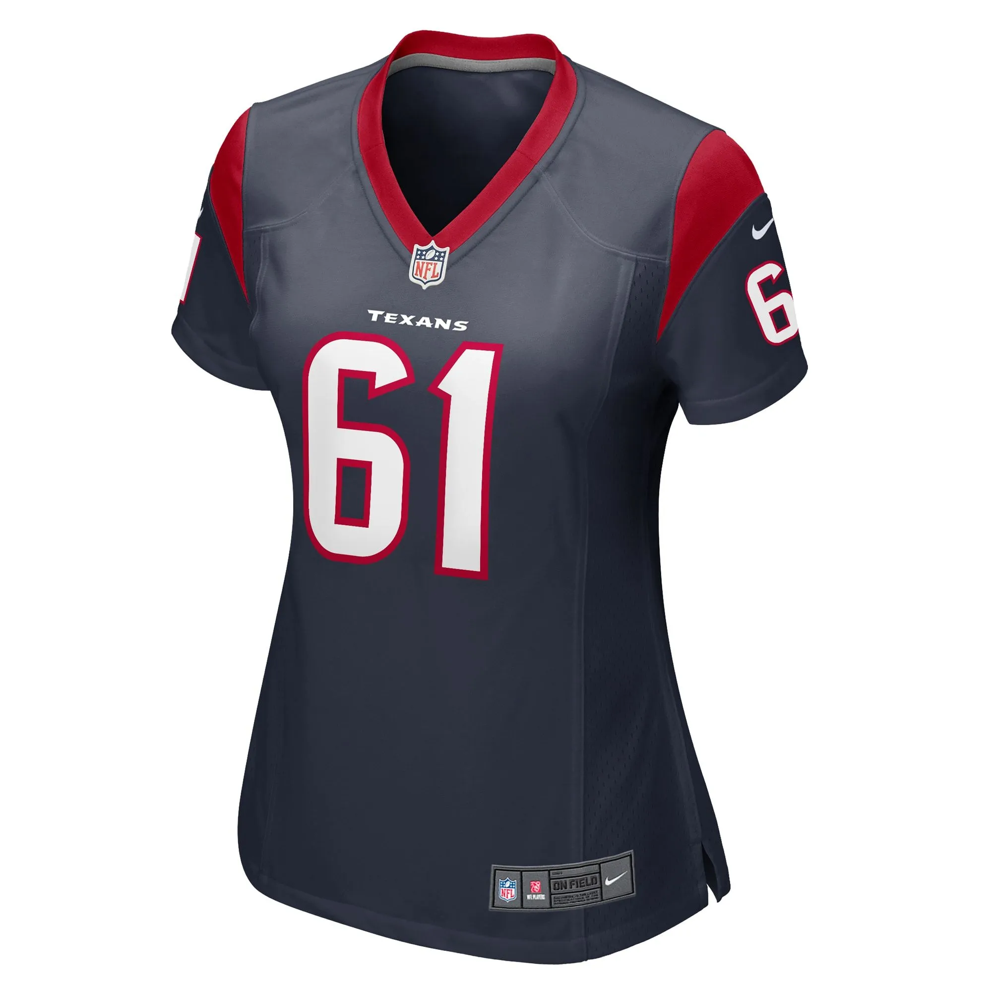 DJ Scaife Jr Houston Texans  Women's Team Game Jersey -  Navy