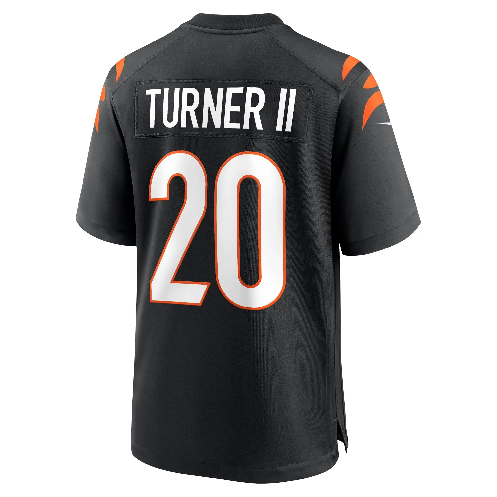 DJ Turner Cincinnati Bengals  Team Game Jersey -  Black