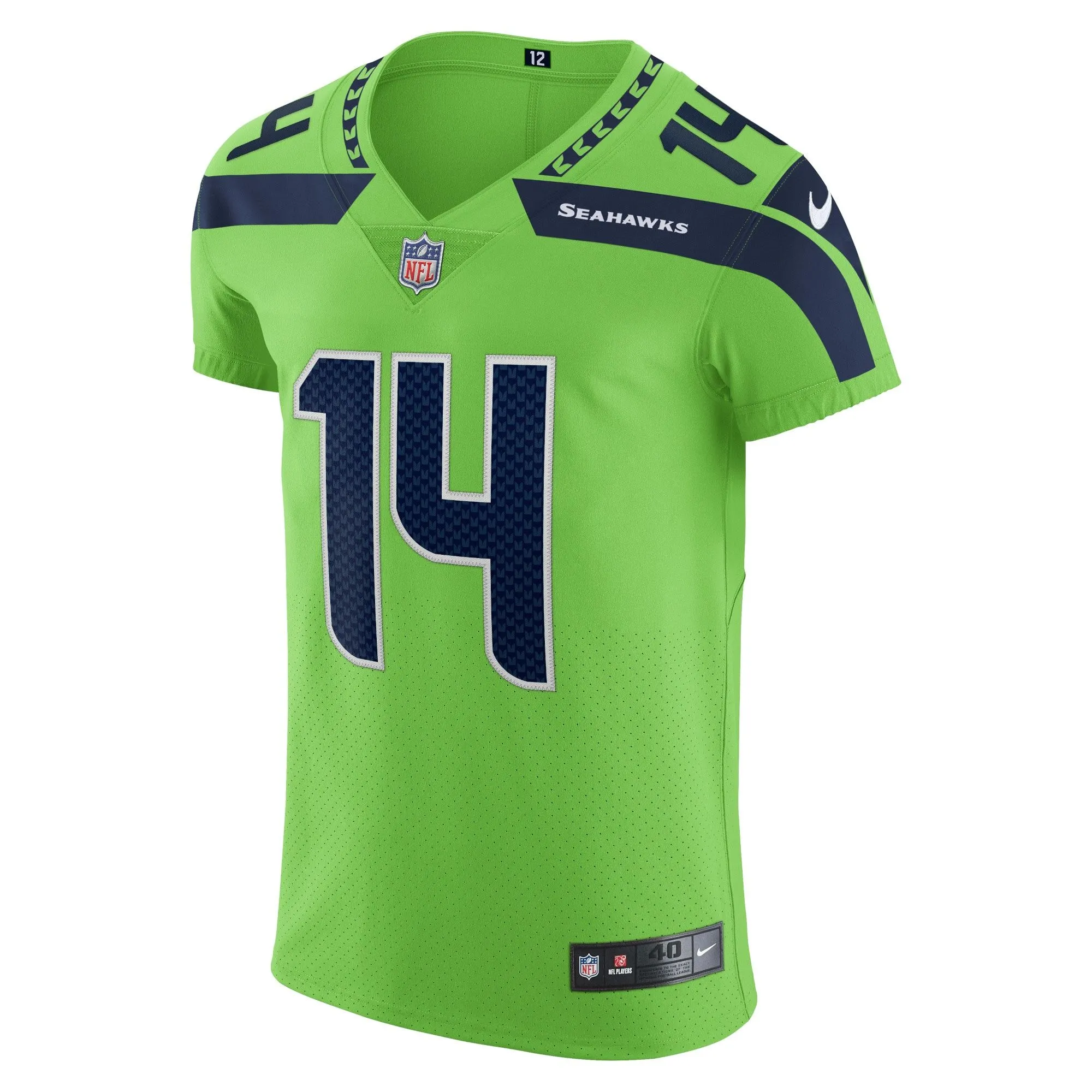 DK Metcalf Seattle Seahawks  Alternate Vapor Elite Player Jersey - Neon Green