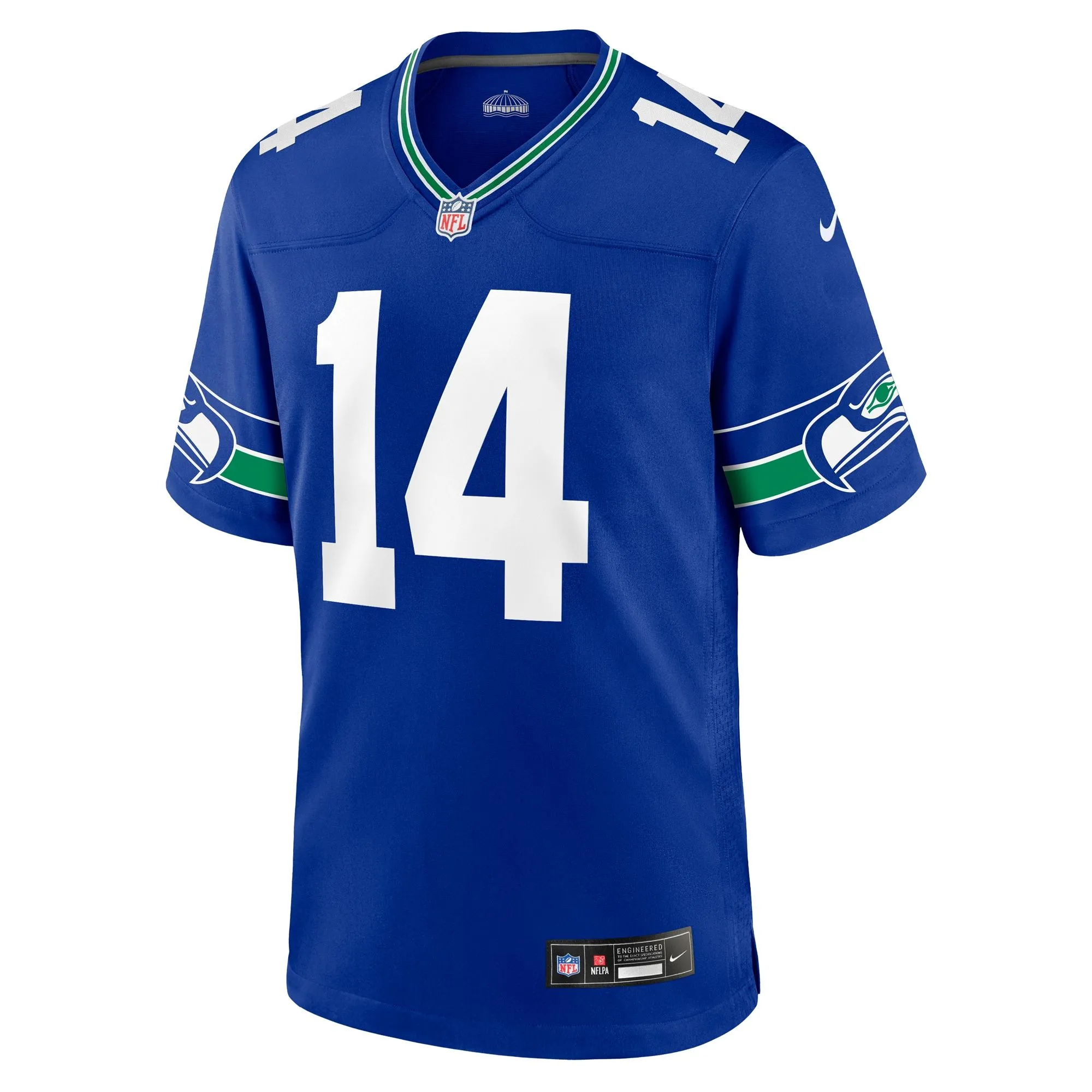 DK Metcalf Seattle Seahawks  Throwback Player Game Jersey - Royal