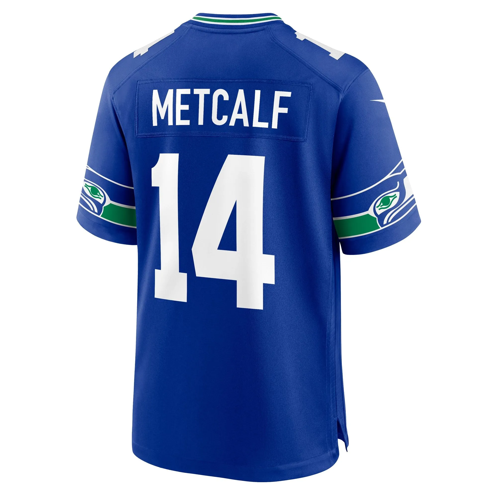 DK Metcalf Seattle Seahawks  Throwback Player Game Jersey - Royal