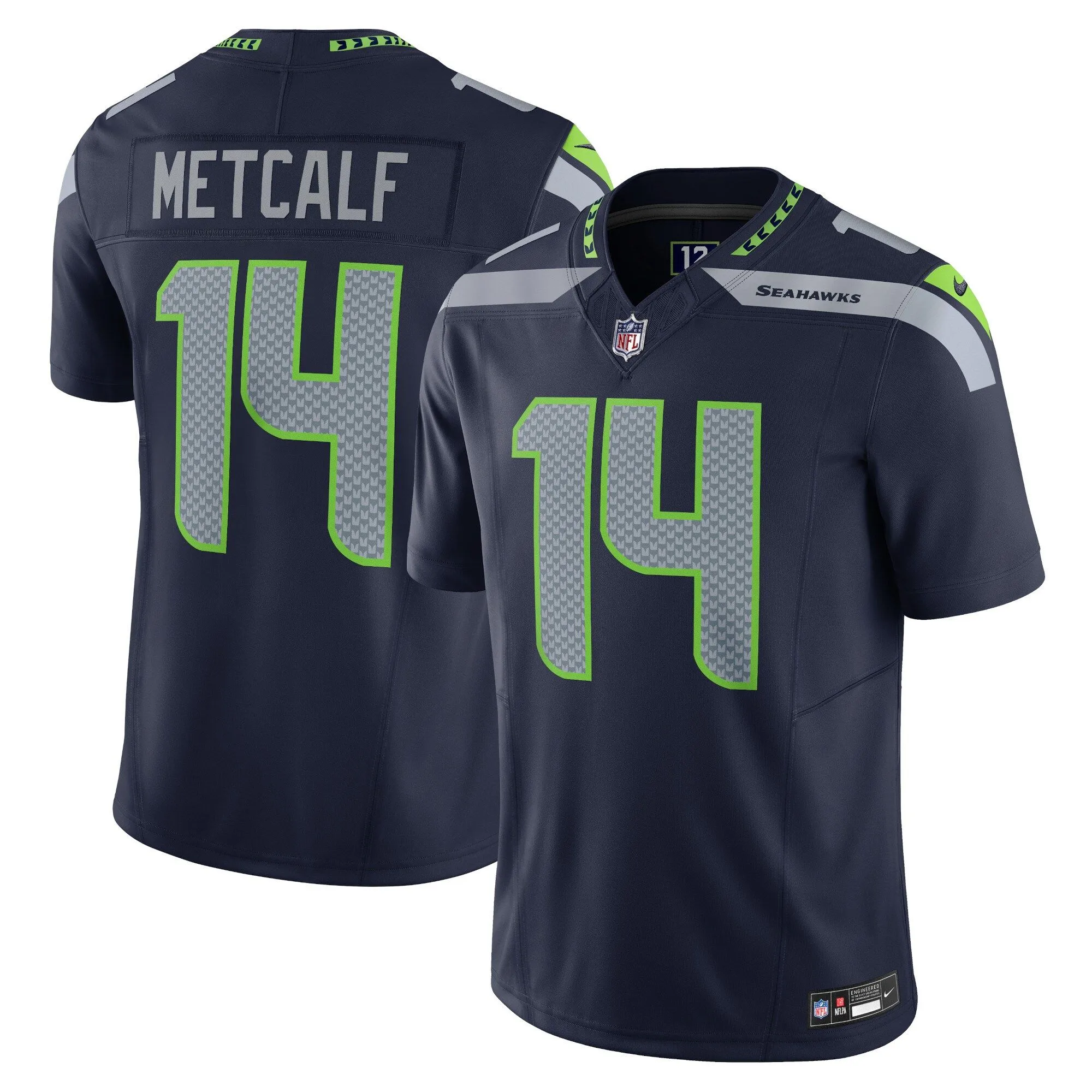 DK Metcalf Seattle Seahawks  Vapor F.U.S.E. Limited Jersey - Navy