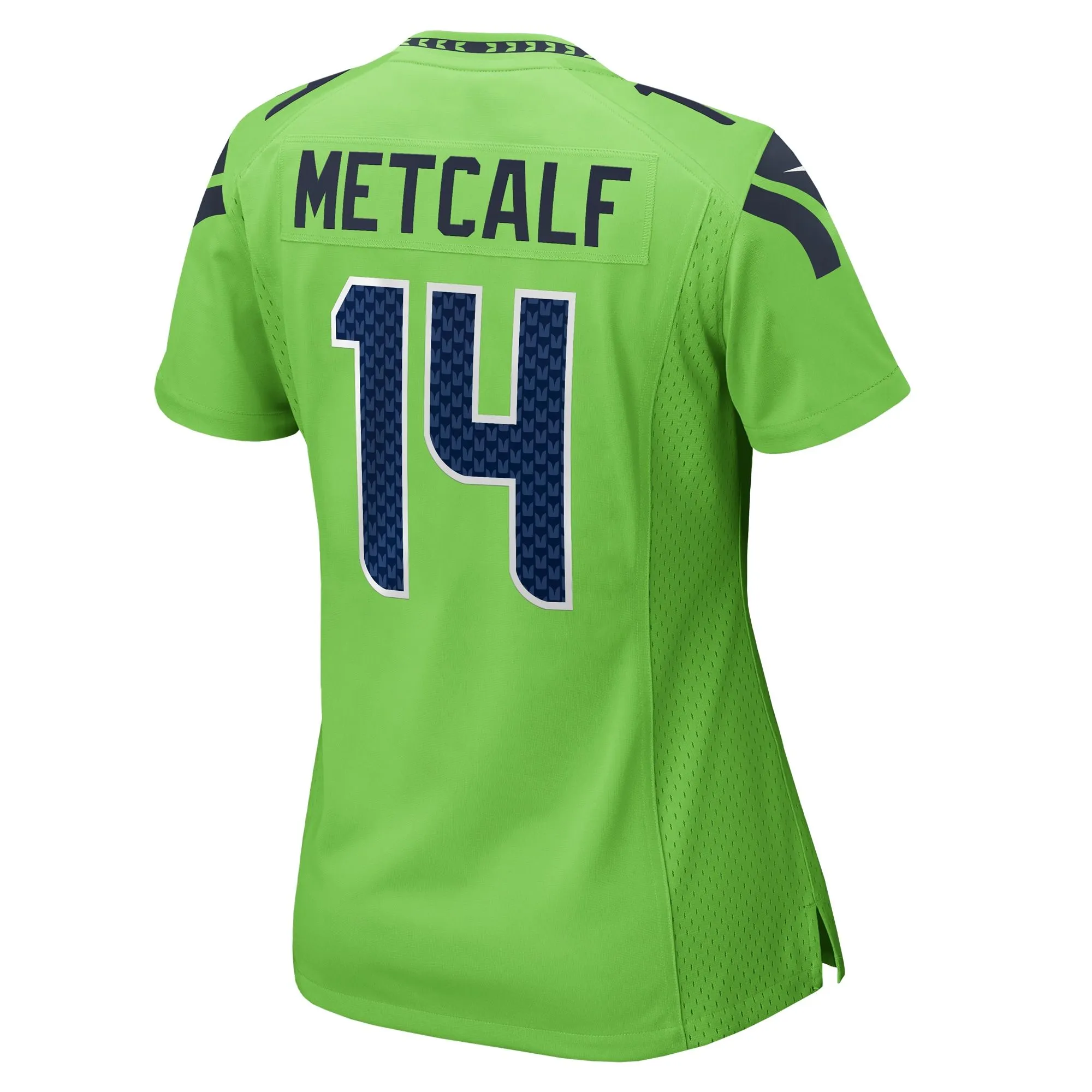 DK Metcalf Seattle Seahawks  Women's  Game Jersey - Neon Green