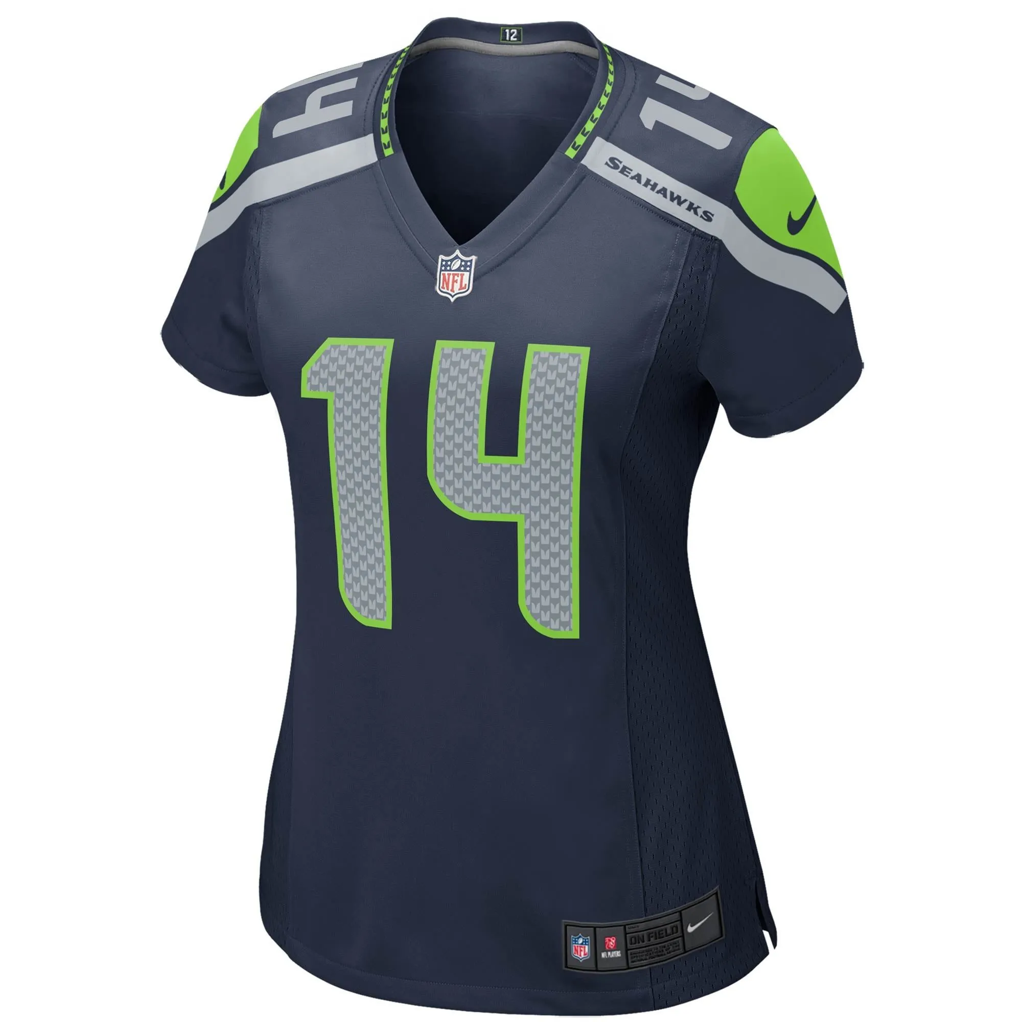 DK Metcalf Seattle Seahawks  Women's Game Player Jersey - College Navy