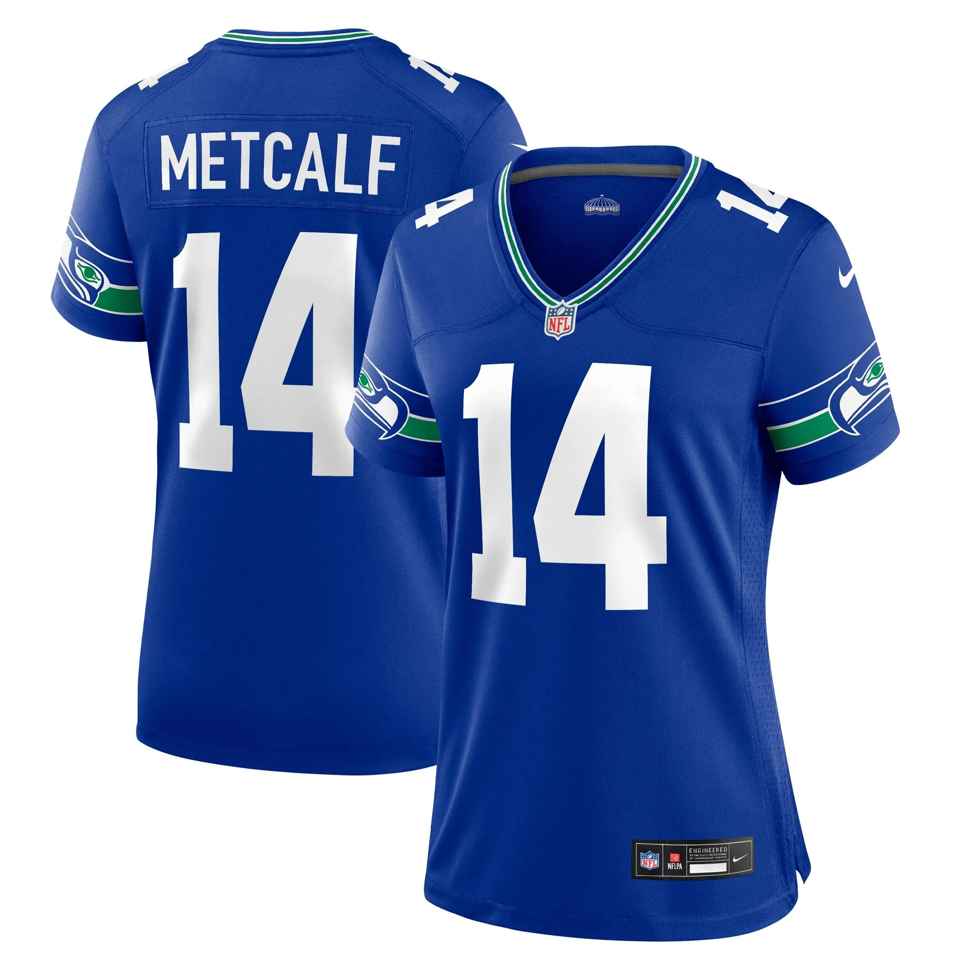 DK Metcalf Seattle Seahawks  Women's Player Jersey - Royal