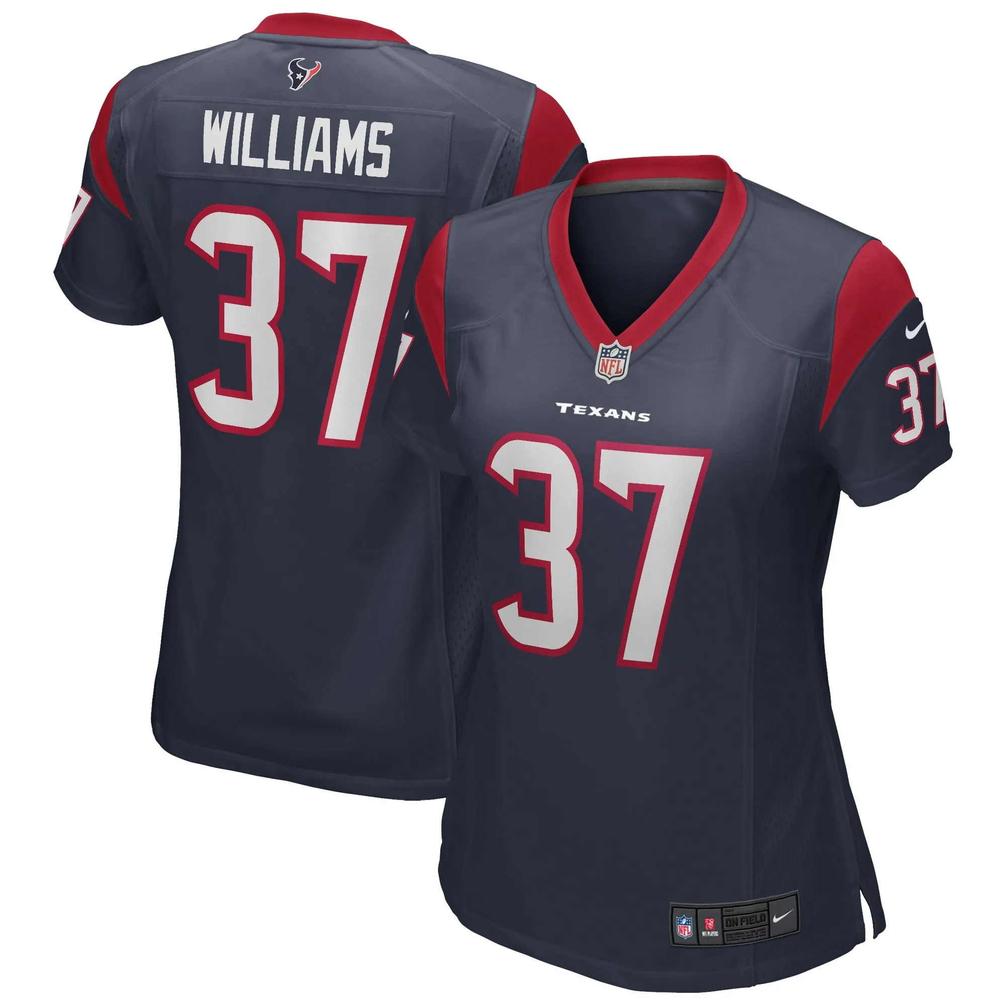 Domanick Williams Houston Texans  Women's Game Retired Player Jersey - Navy