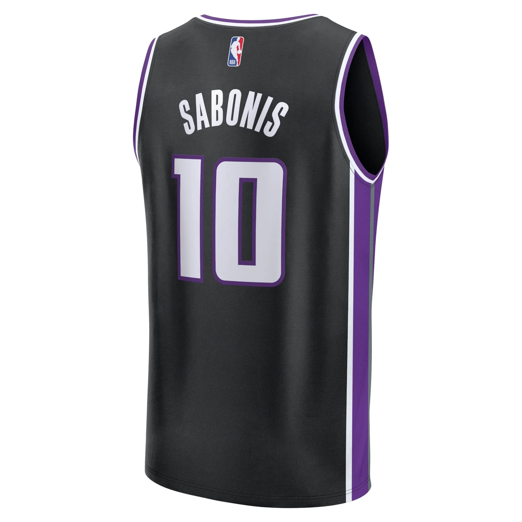 Domantas Sabonis Sacramento Kings Fanatics Branded Fast Break Replica Jersey - Icon Edition - Black