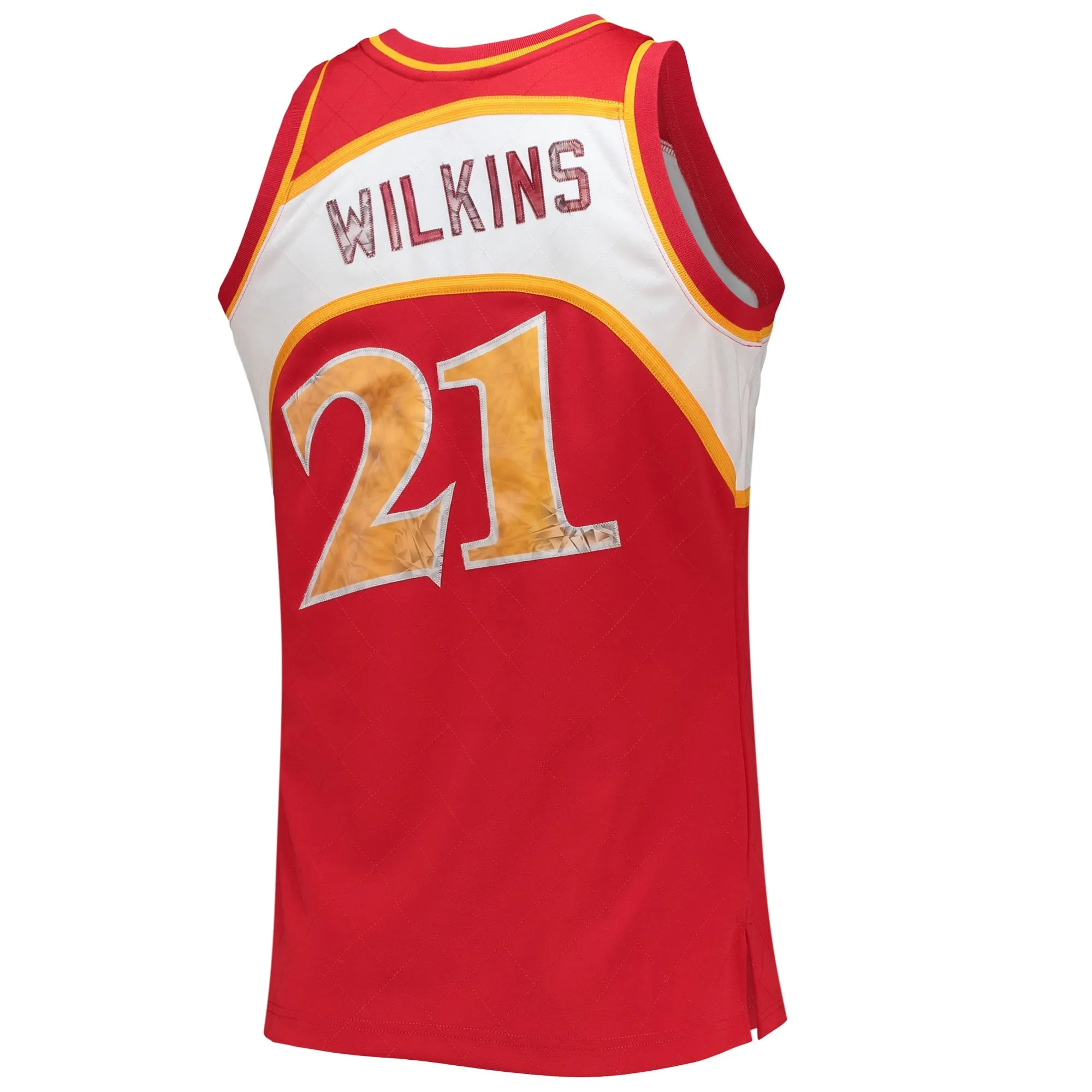 Dominique Wilkins Atlanta Hawks Mitchell & Ness 1986/87 Hardwood Classics NBA 75th Anniversary Diamond Swingman Jersey - Red