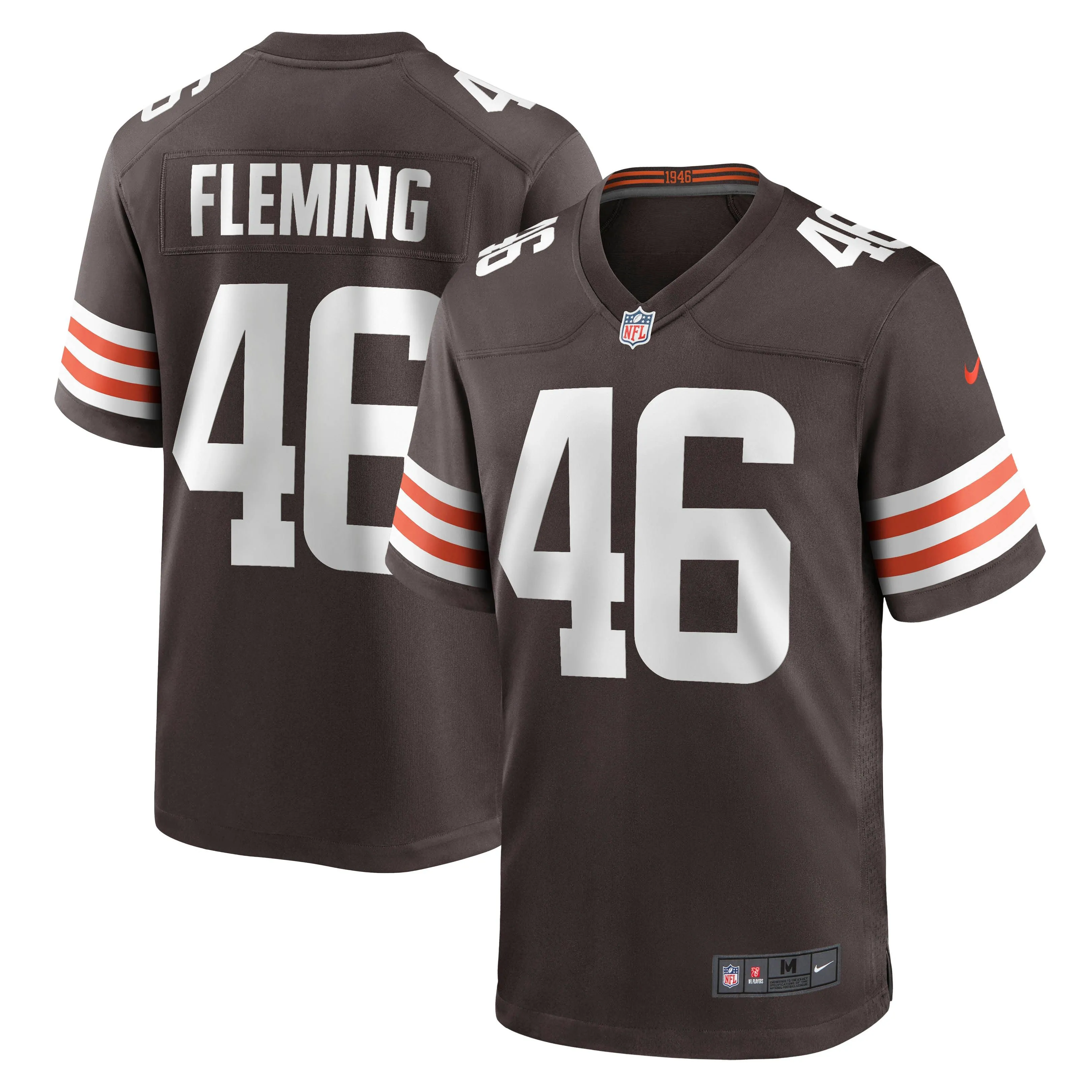 Don Fleming Cleveland Browns  Retired Player Jersey - Brown