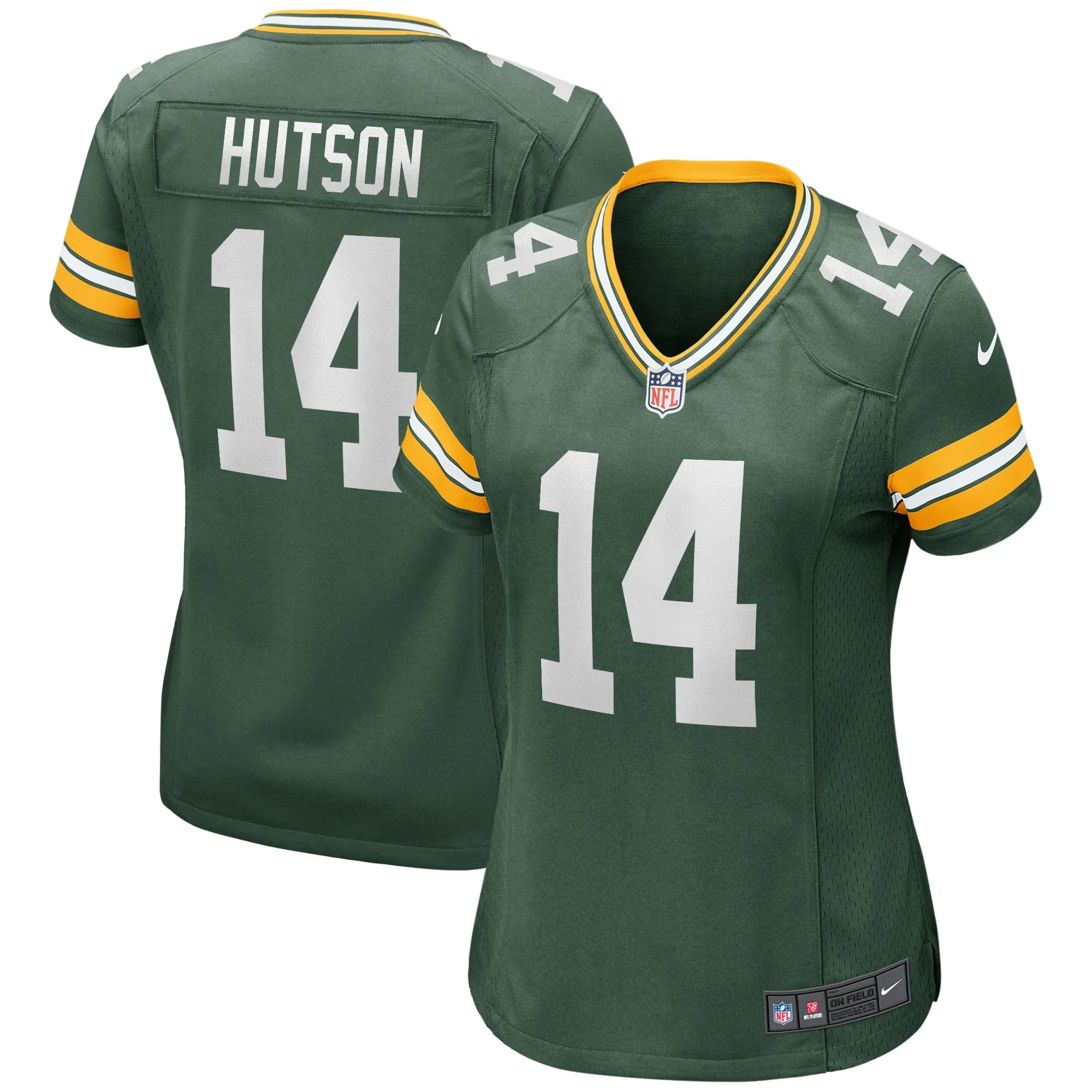 Don Hutson Green Bay Packers  Women's Game Retired Player Jersey - Green