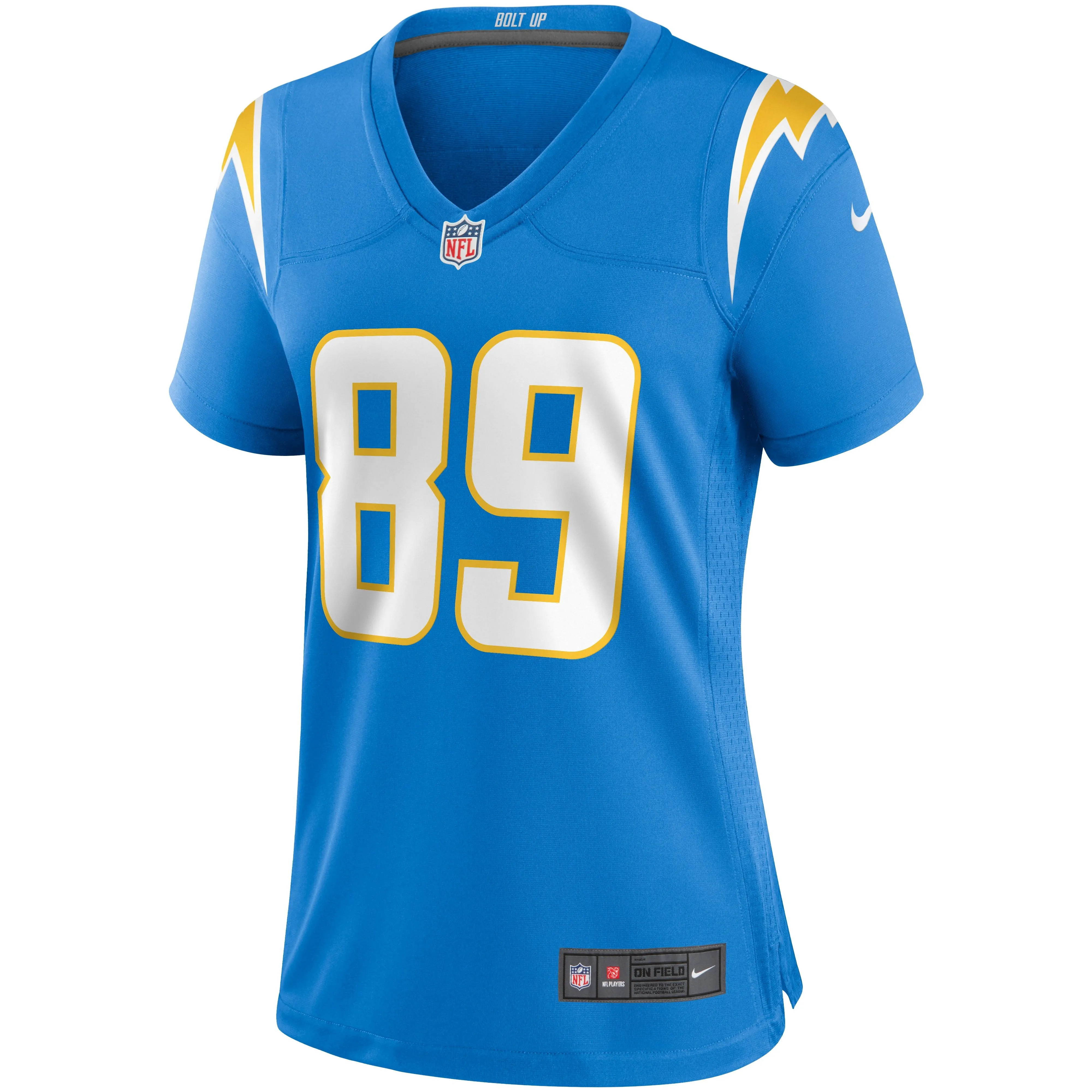 Donald Parham Jr. Los Angeles Chargers  Women's Game Jersey - Powder Blue