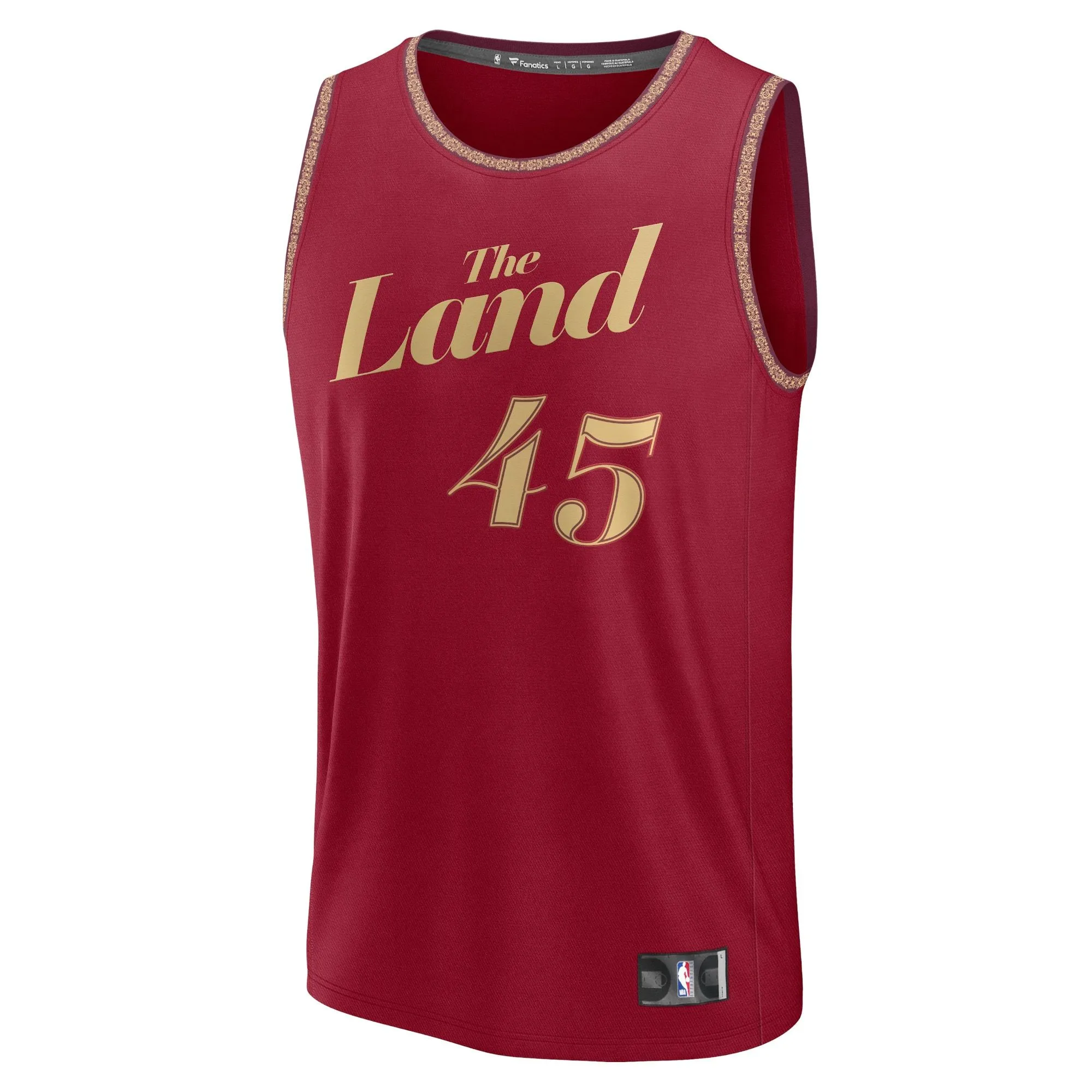 Donovan Mitchell Cleveland Cavaliers Fanatics Branded Fast Break Jersey - Wine - City Edition