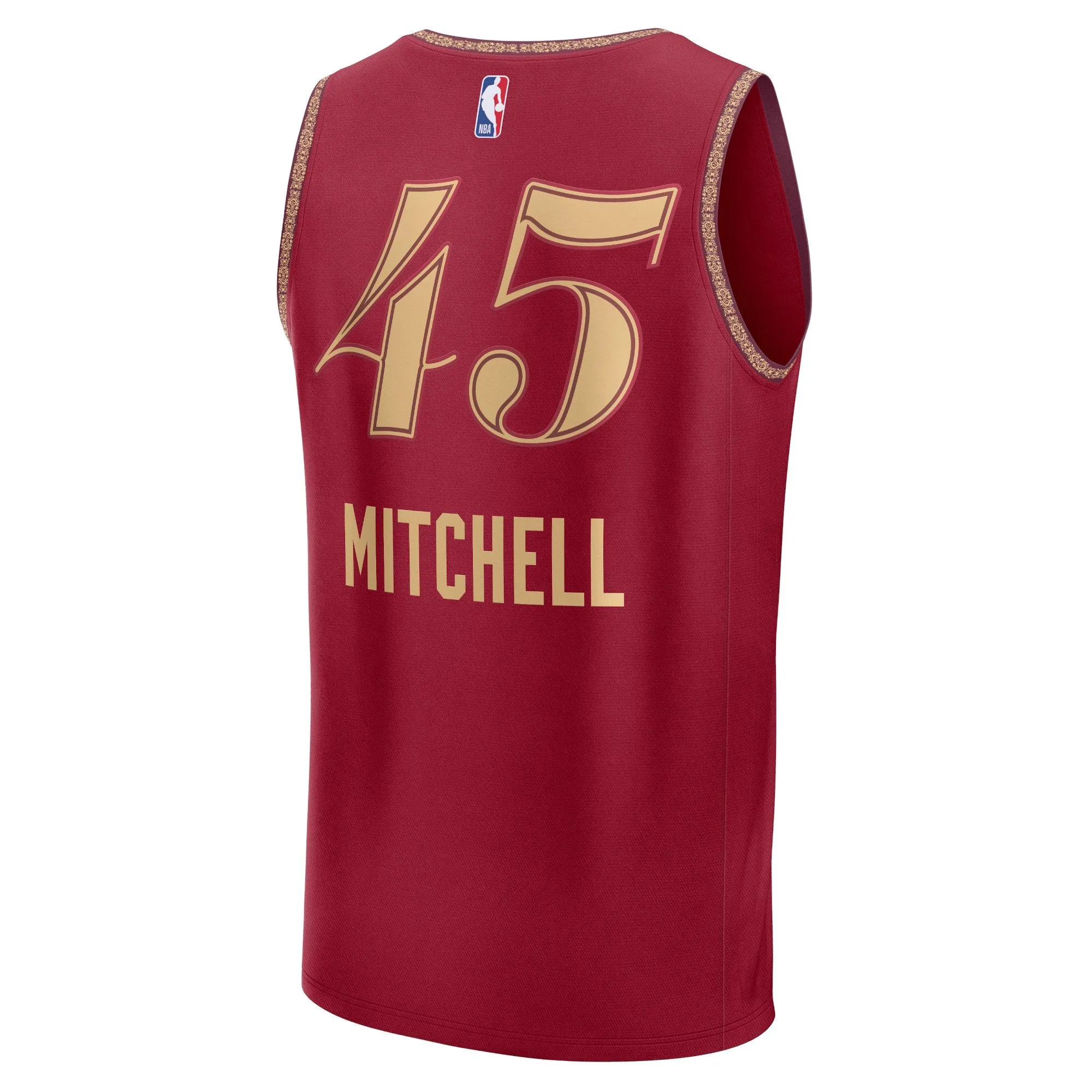 Donovan Mitchell Cleveland Cavaliers Fanatics Branded Fast Break Jersey - Wine - City Edition