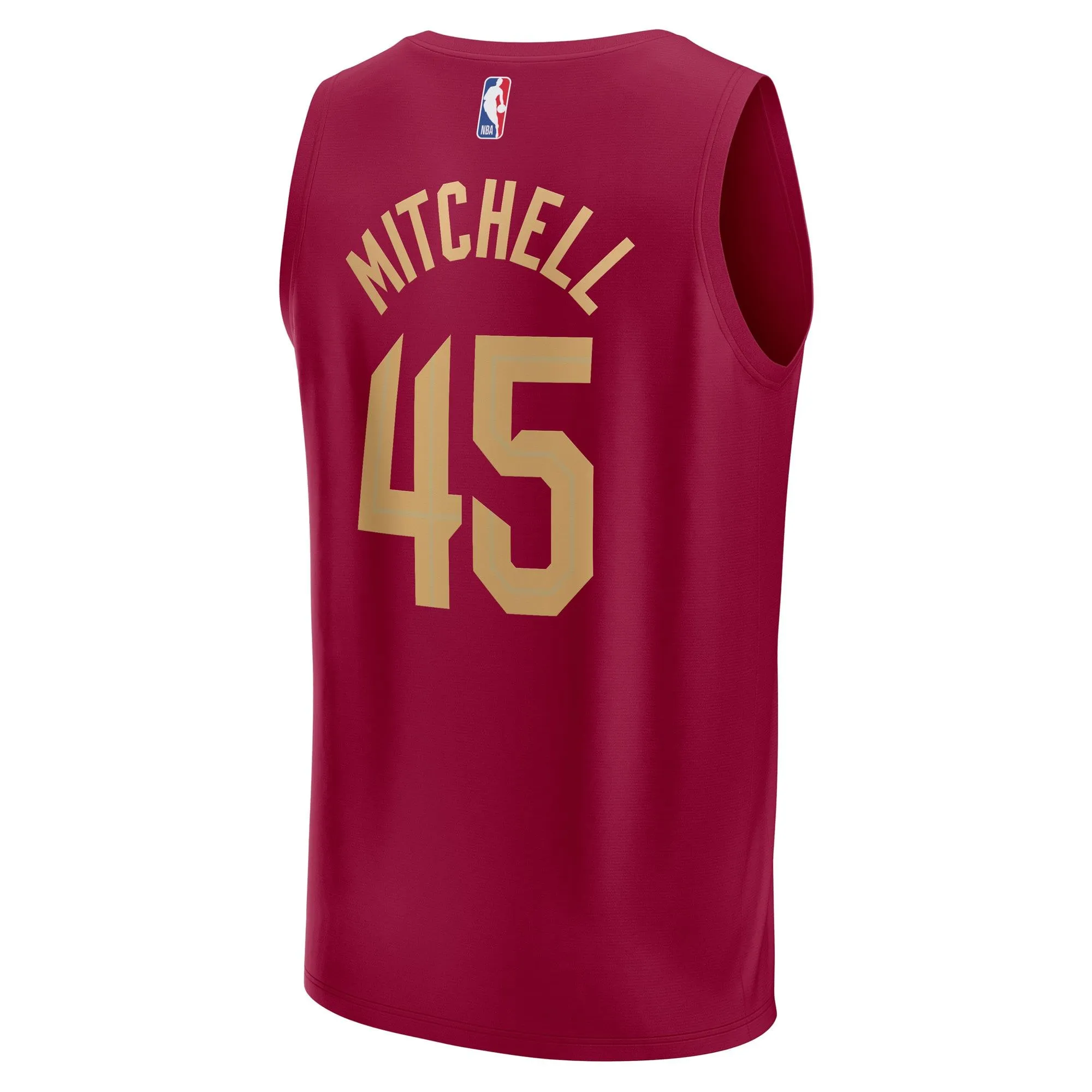 Donovan Mitchell Cleveland Cavaliers Fanatics Branded Fast Break Replica Jersey - Icon Edition - Wine