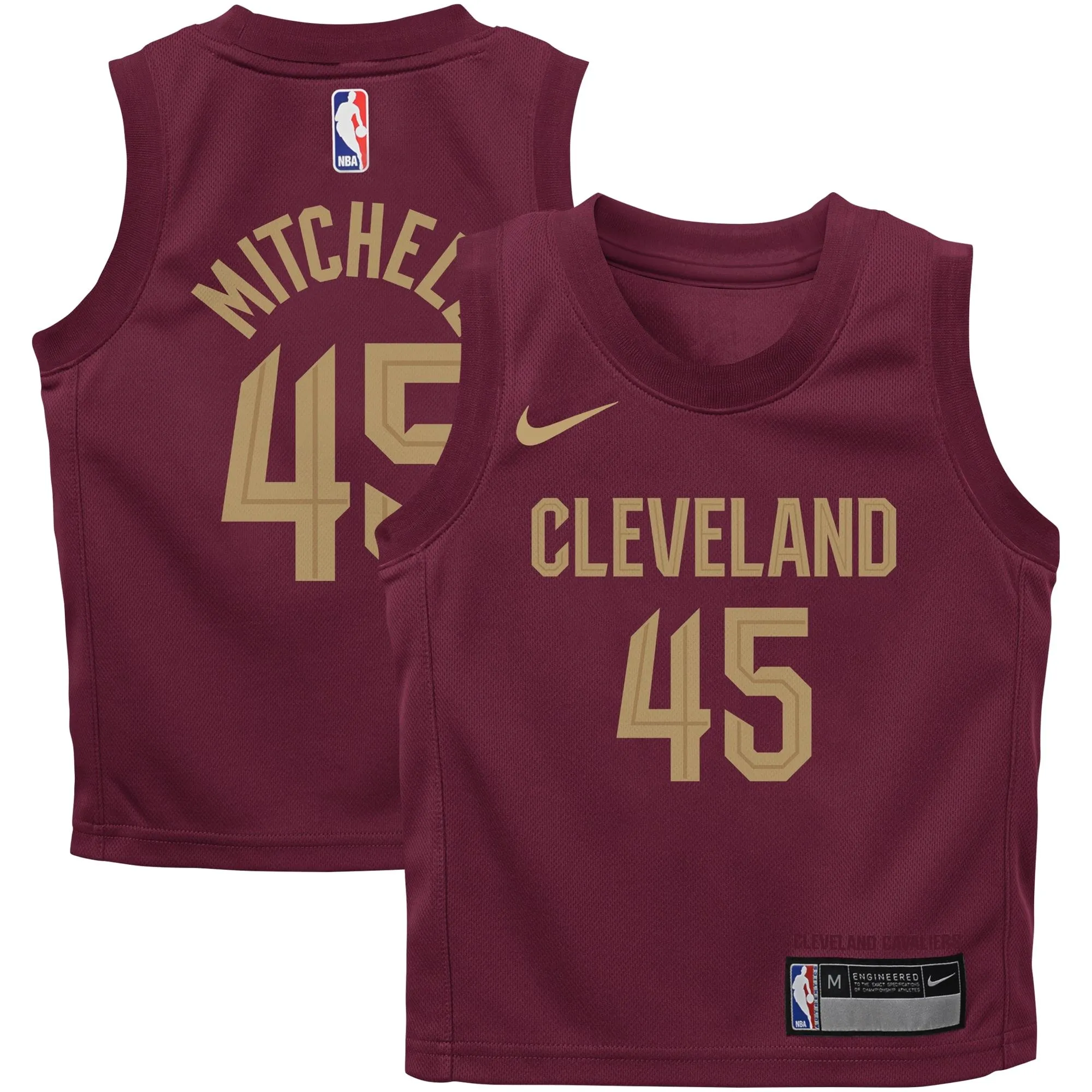 Donovan Mitchell Cleveland Cavaliers  Infant Swingman Player Jersey - Icon Edition - Wine